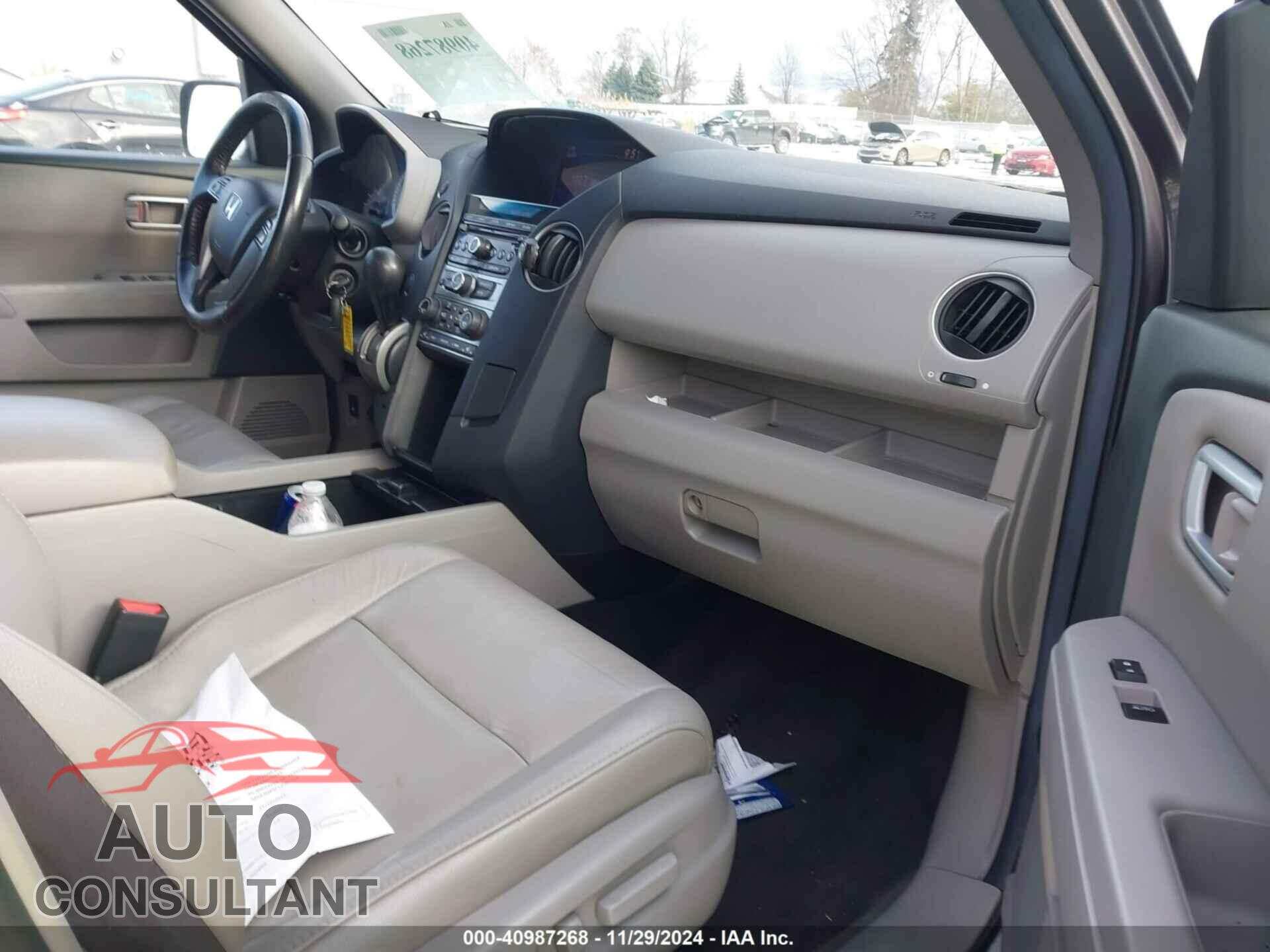 HONDA PILOT 2012 - 5FNYF4H52CB013539