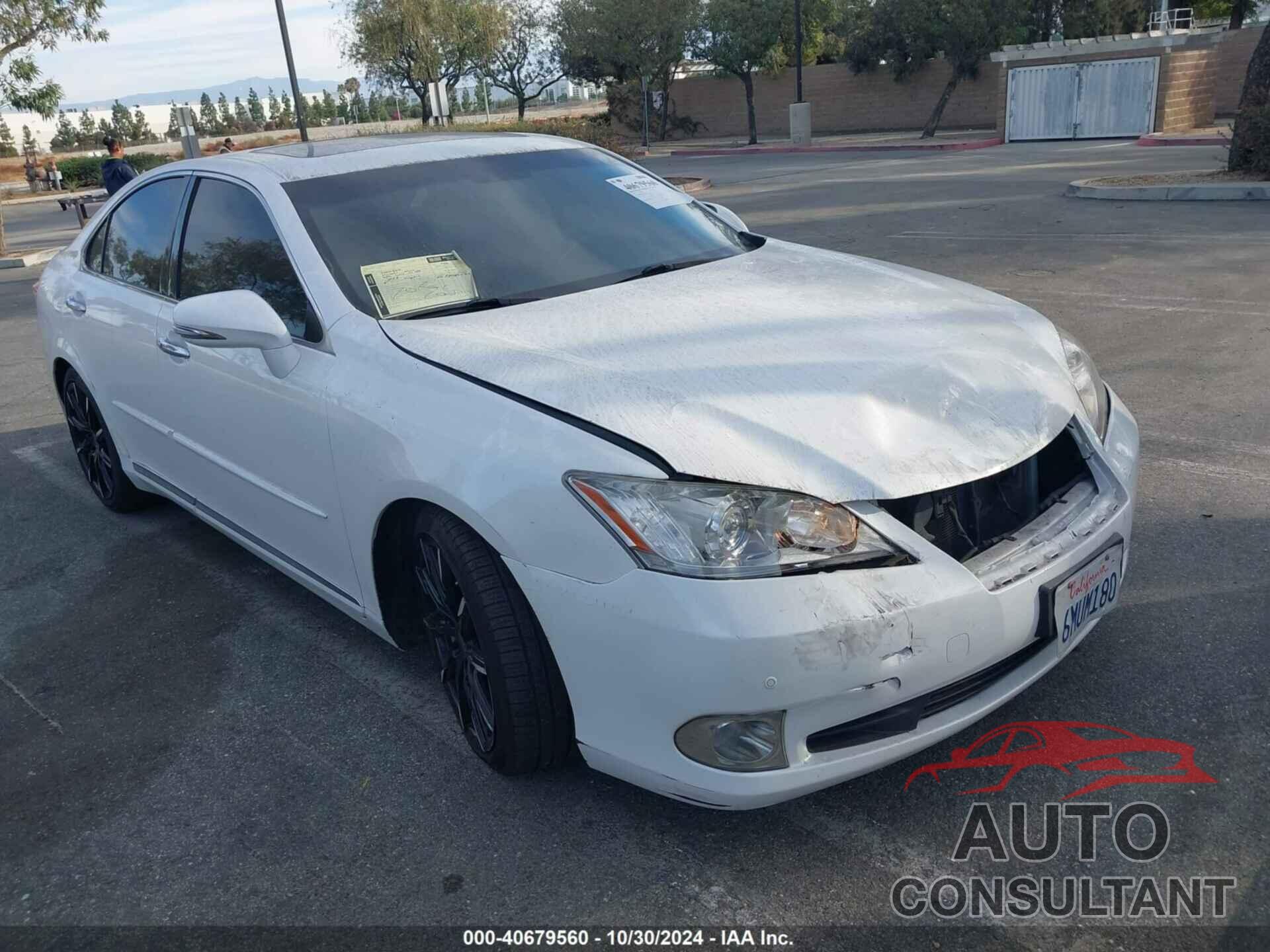 LEXUS ES 350 2010 - JTHBK1EG8A2412461