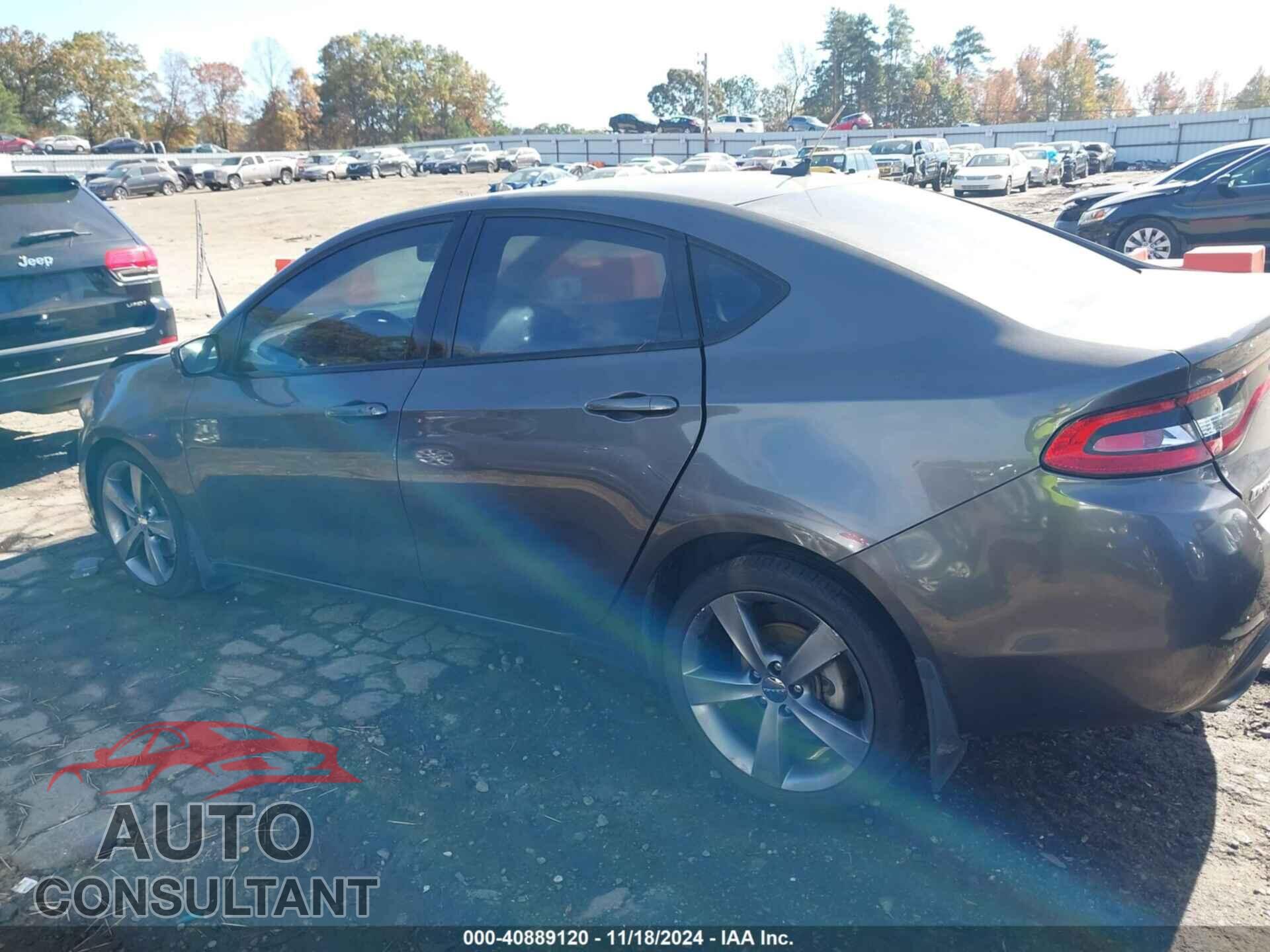 DODGE DART 2015 - 1C3CDFEB6FD278924