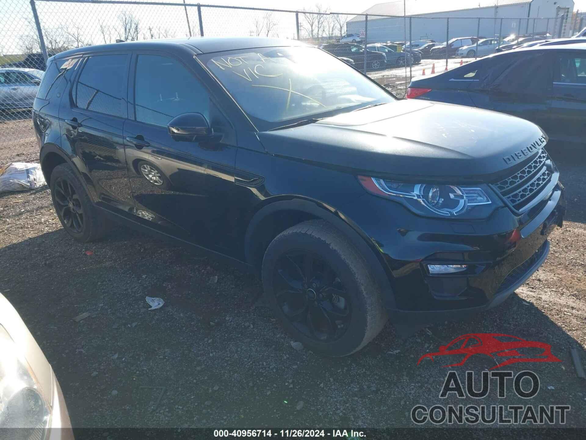 LAND ROVER DISCOVERY SPORT 2017 - SALCR2BG2HH706594