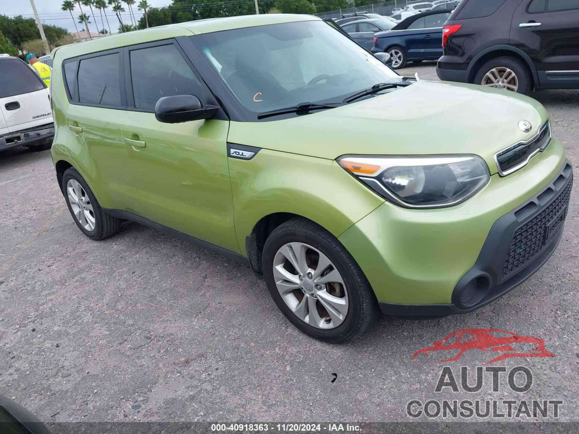 KIA SOUL 2015 - KNDJP3A54F7755146