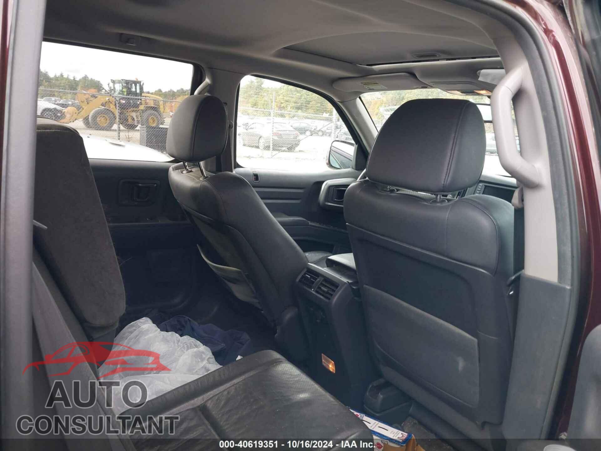 HONDA RIDGELINE 2013 - 5FPYK1F5XDB017943