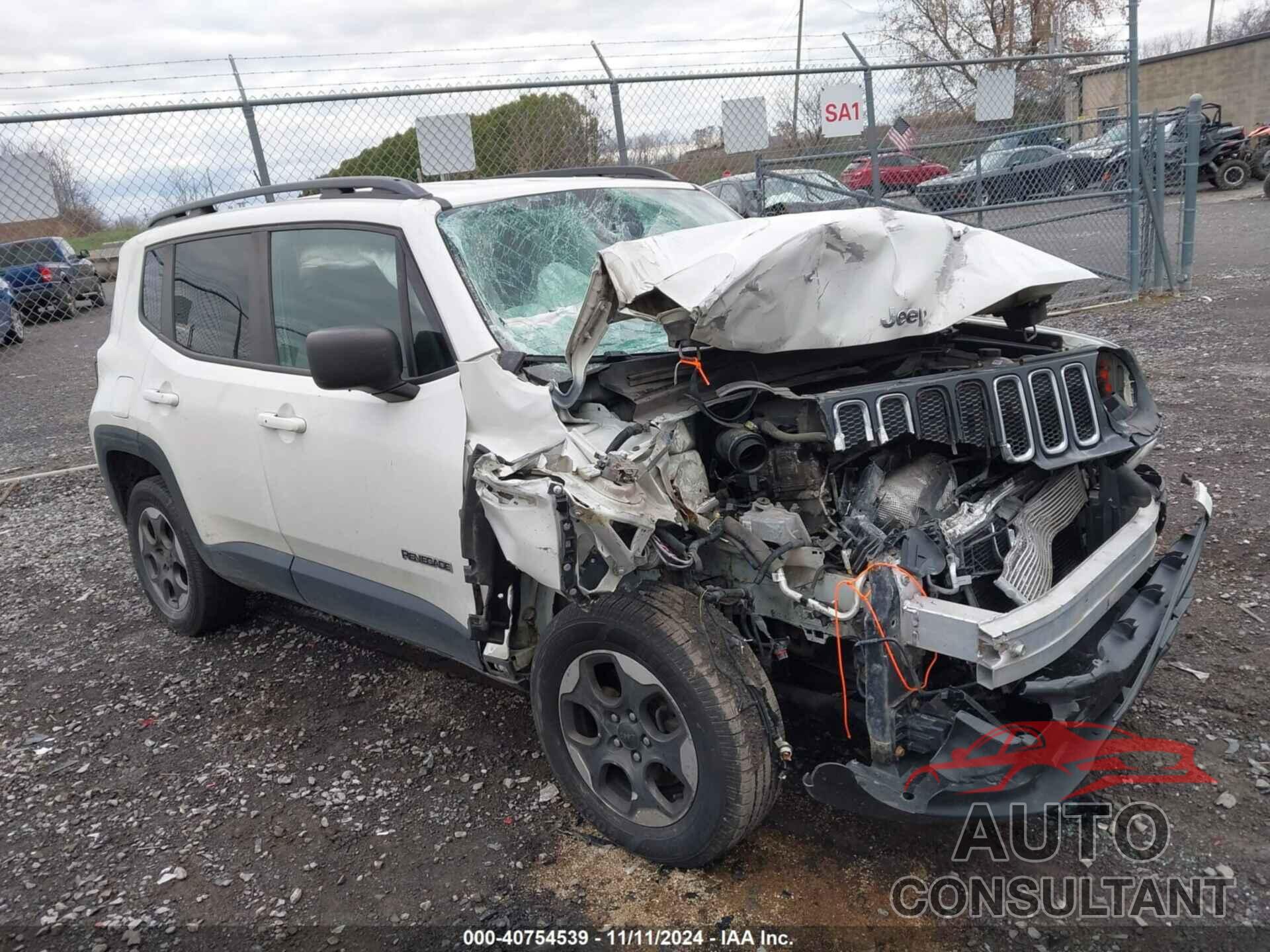 JEEP RENEGADE 2017 - ZACCJBAB4HPE65781