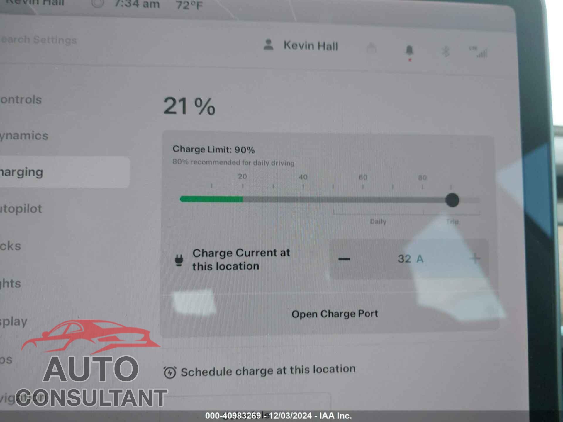 TESLA MODEL 3 2021 - 5YJ3E1EA3MF850301