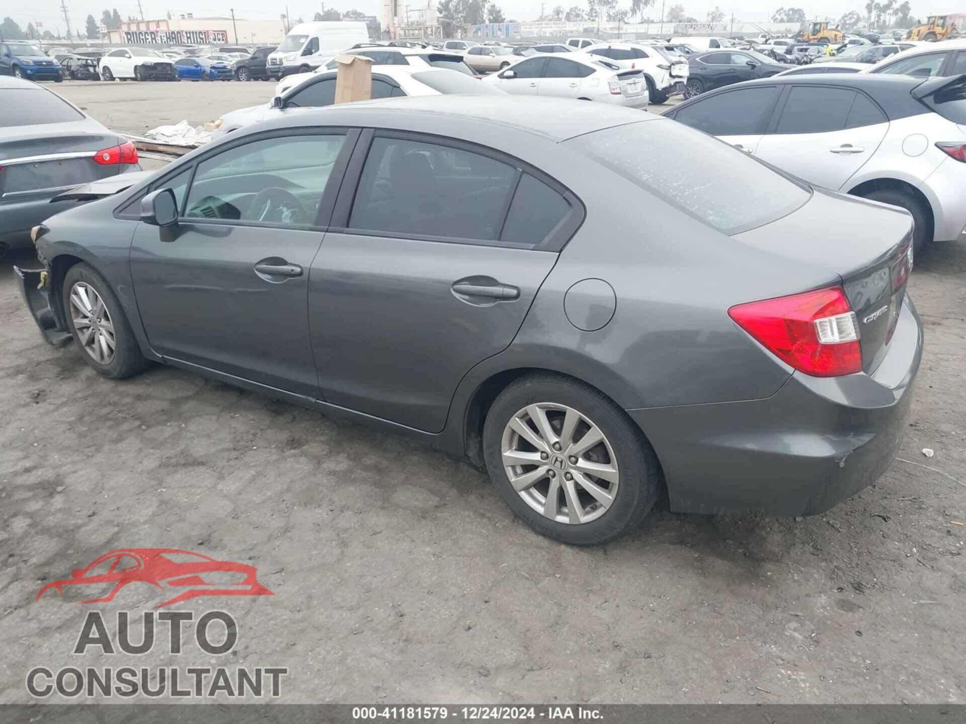HONDA CIVIC 2012 - 19XFB2F89CE325951