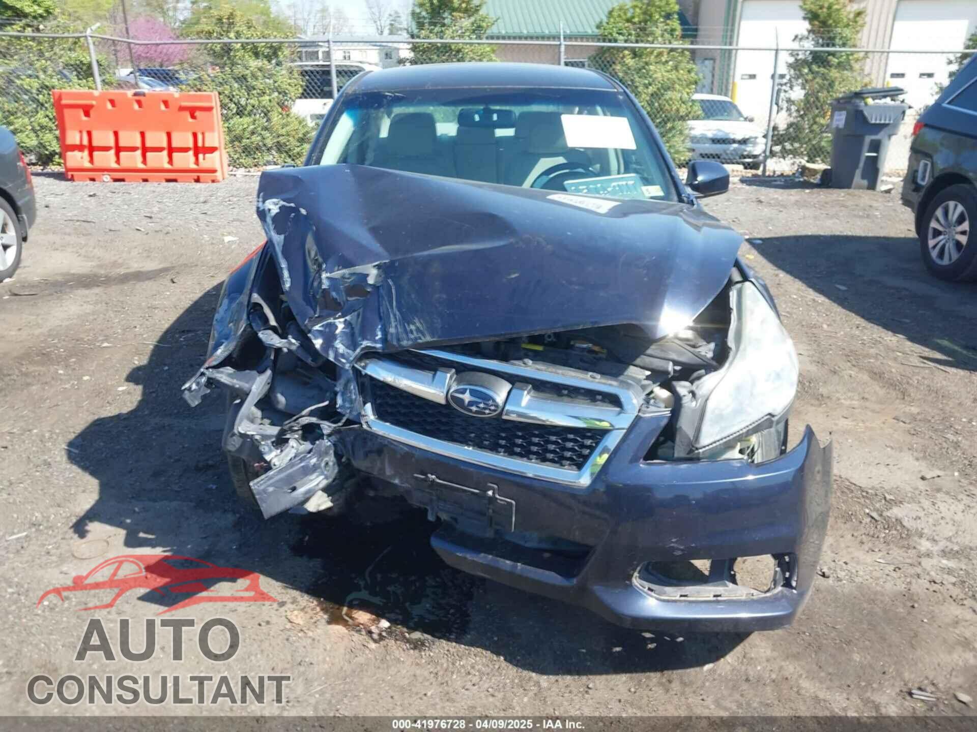 SUBARU LEGACY 2013 - 4S3BMCB62D3045204