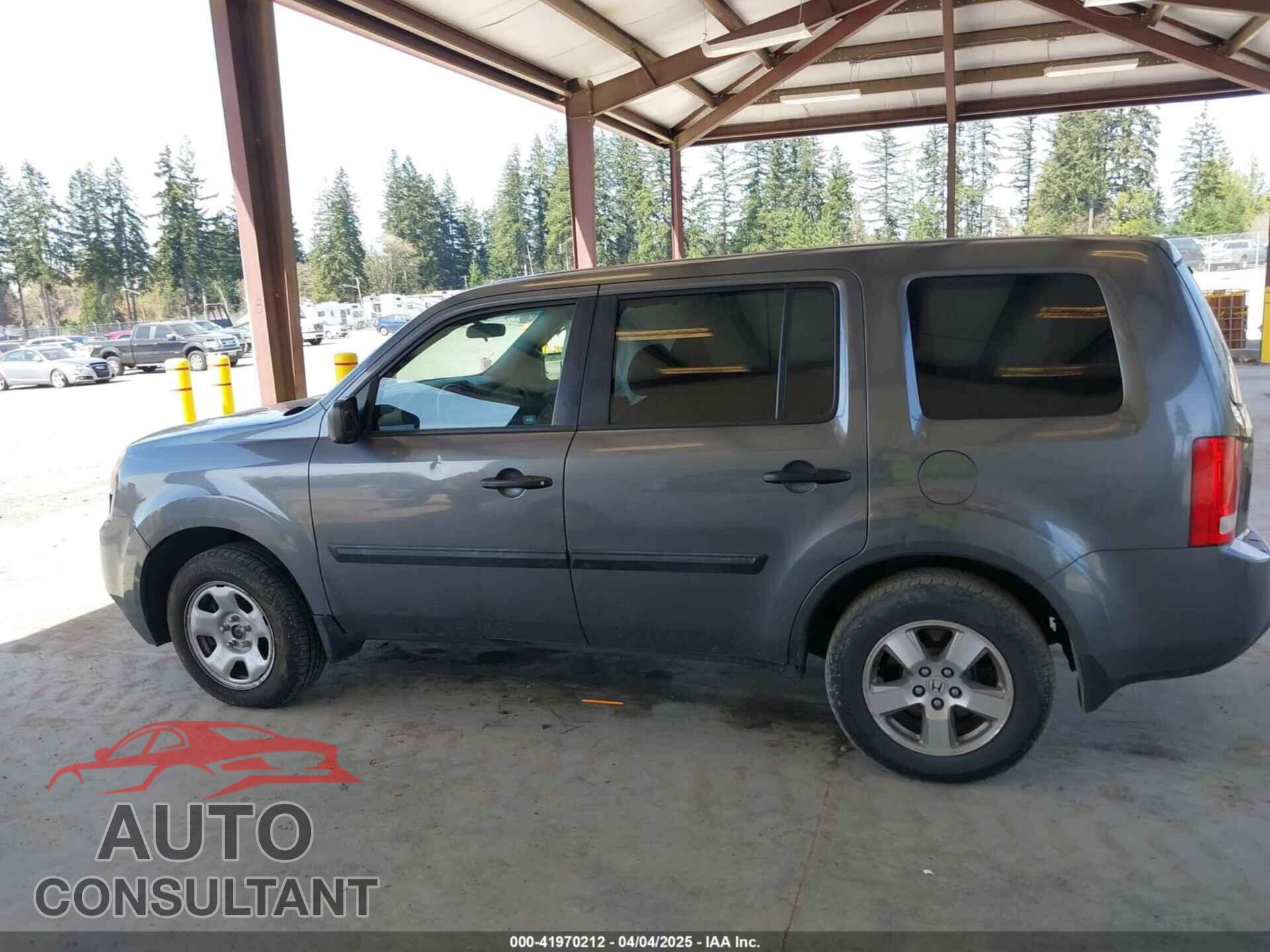 HONDA PILOT 2012 - 5FNYF3H23CB005207