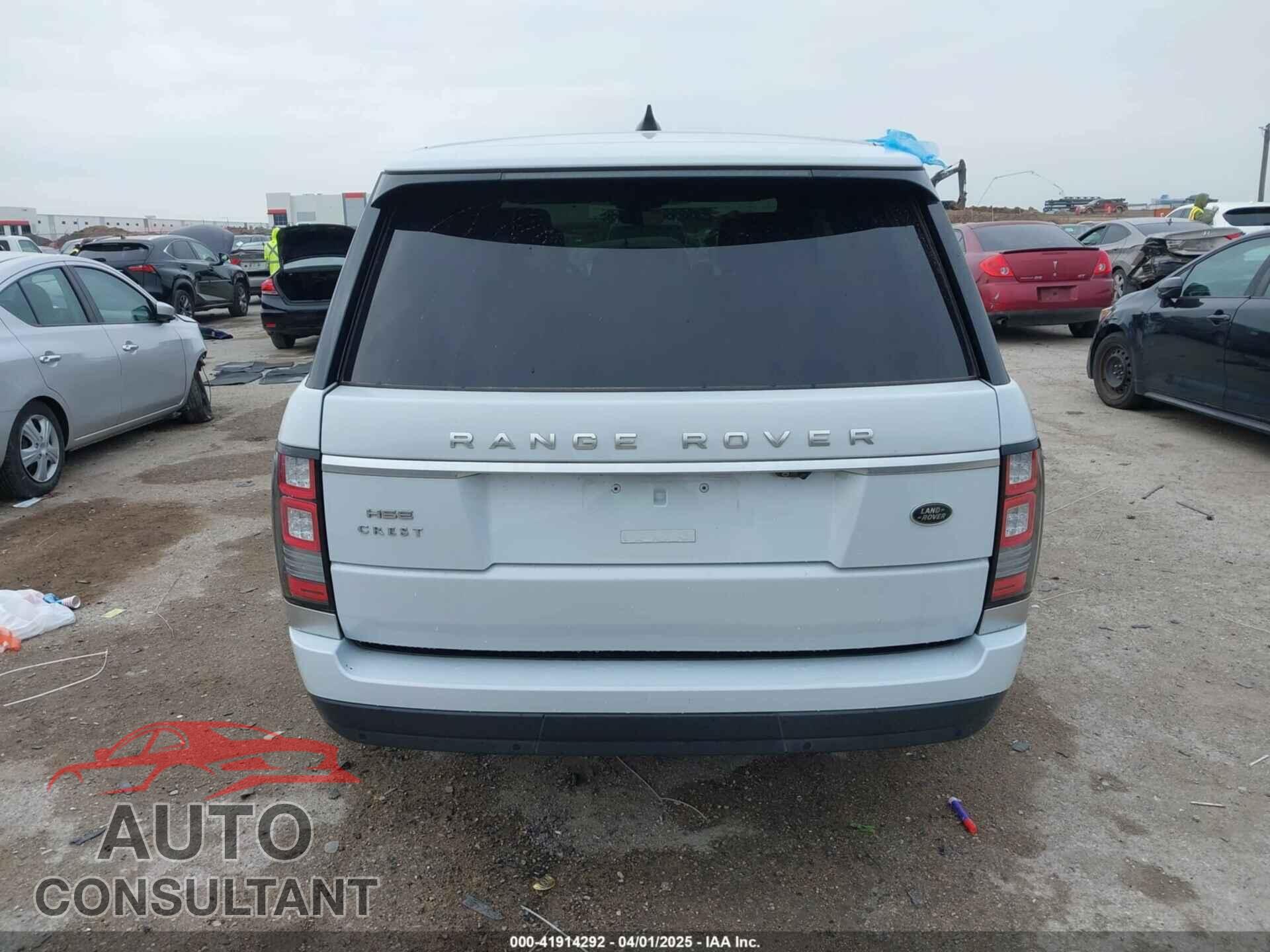 LAND ROVER RANGE ROVER 2017 - SALGS2FV7HA354684