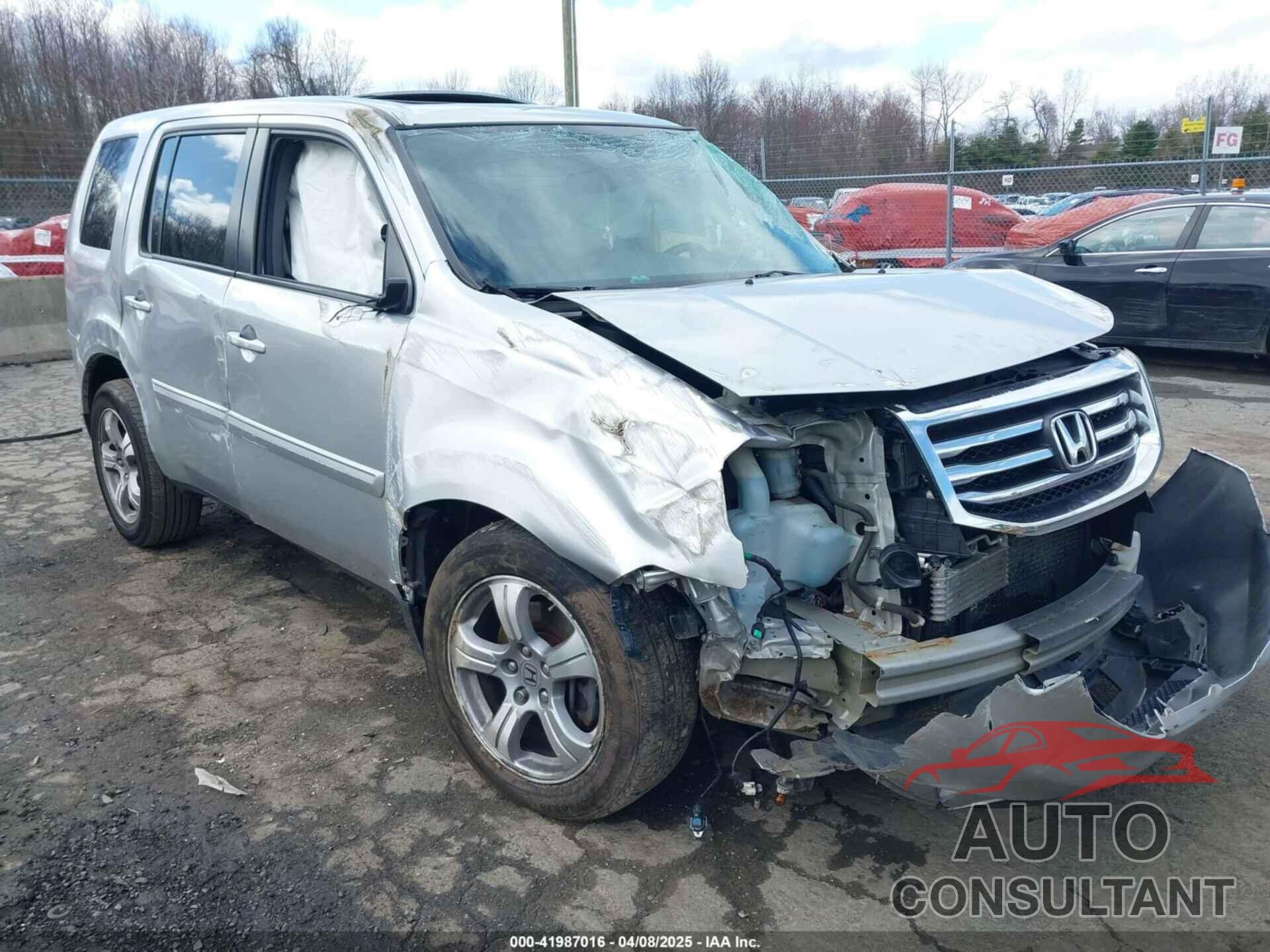 HONDA PILOT 2013 - 5FNYF4H65DB080307