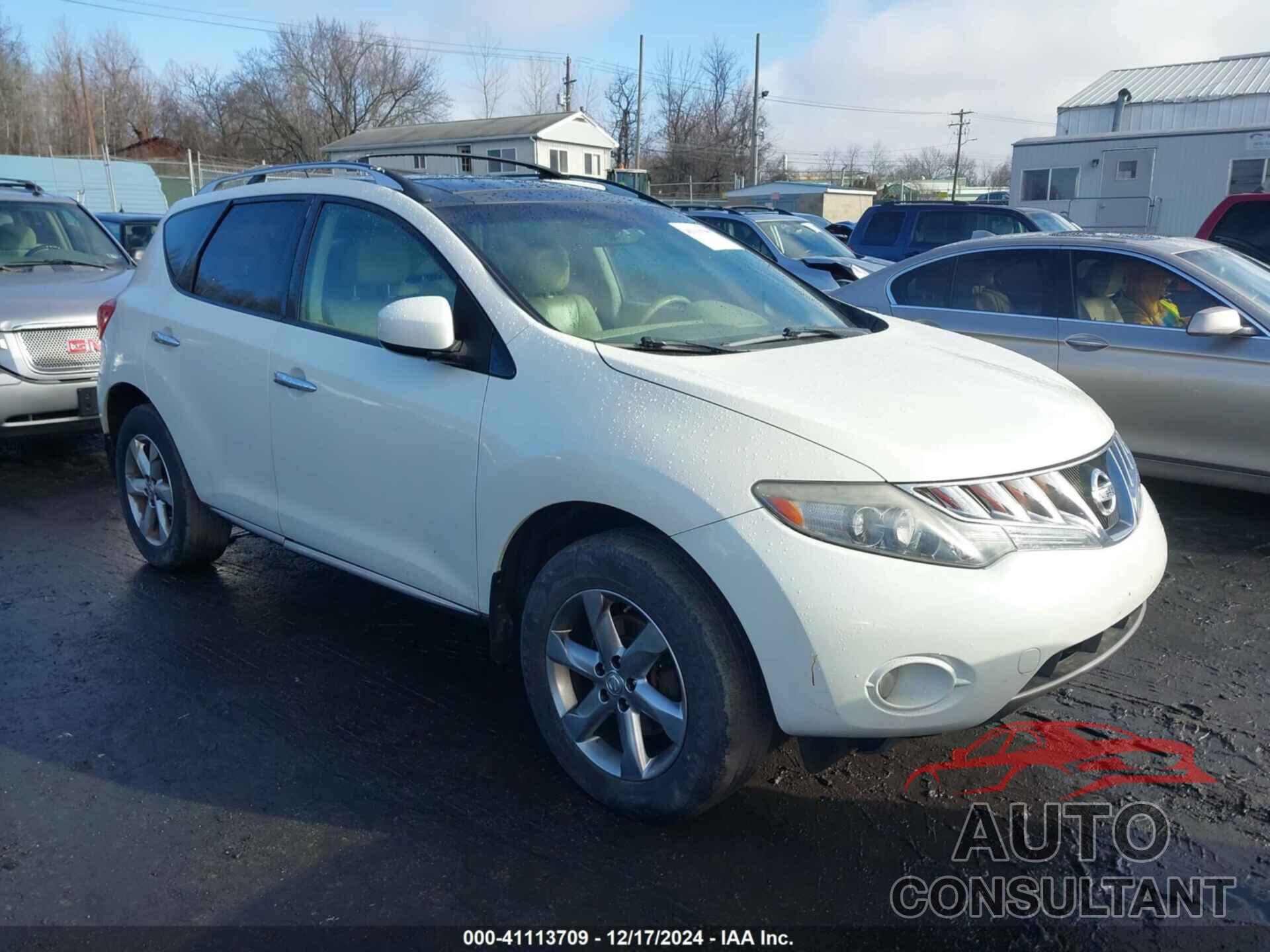 NISSAN MURANO 2010 - JN8AZ1MWXAW138095