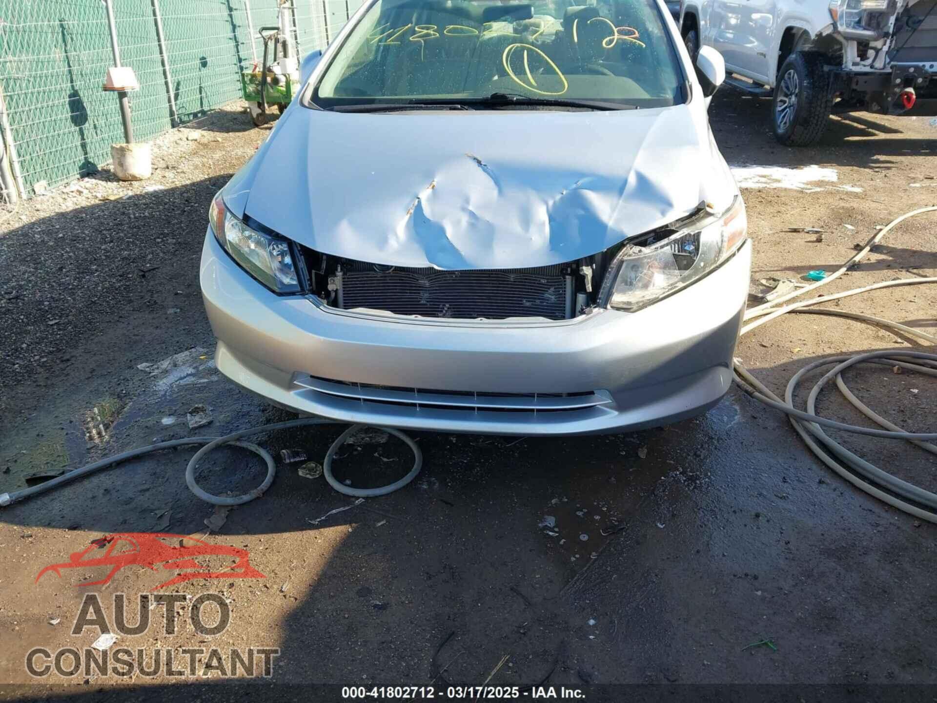 HONDA CIVIC 2012 - 2HGFB2F54CH303657