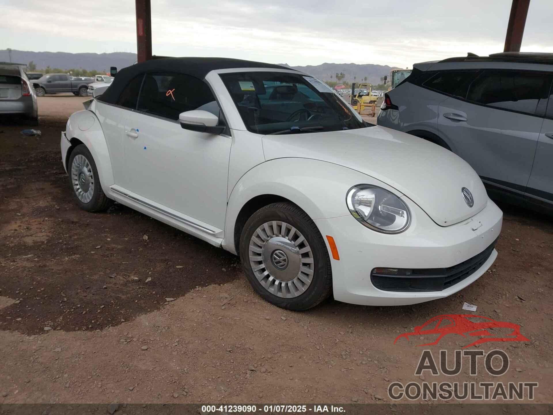 VOLKSWAGEN BEETLE 2013 - 3VW5P7AT2DM815450