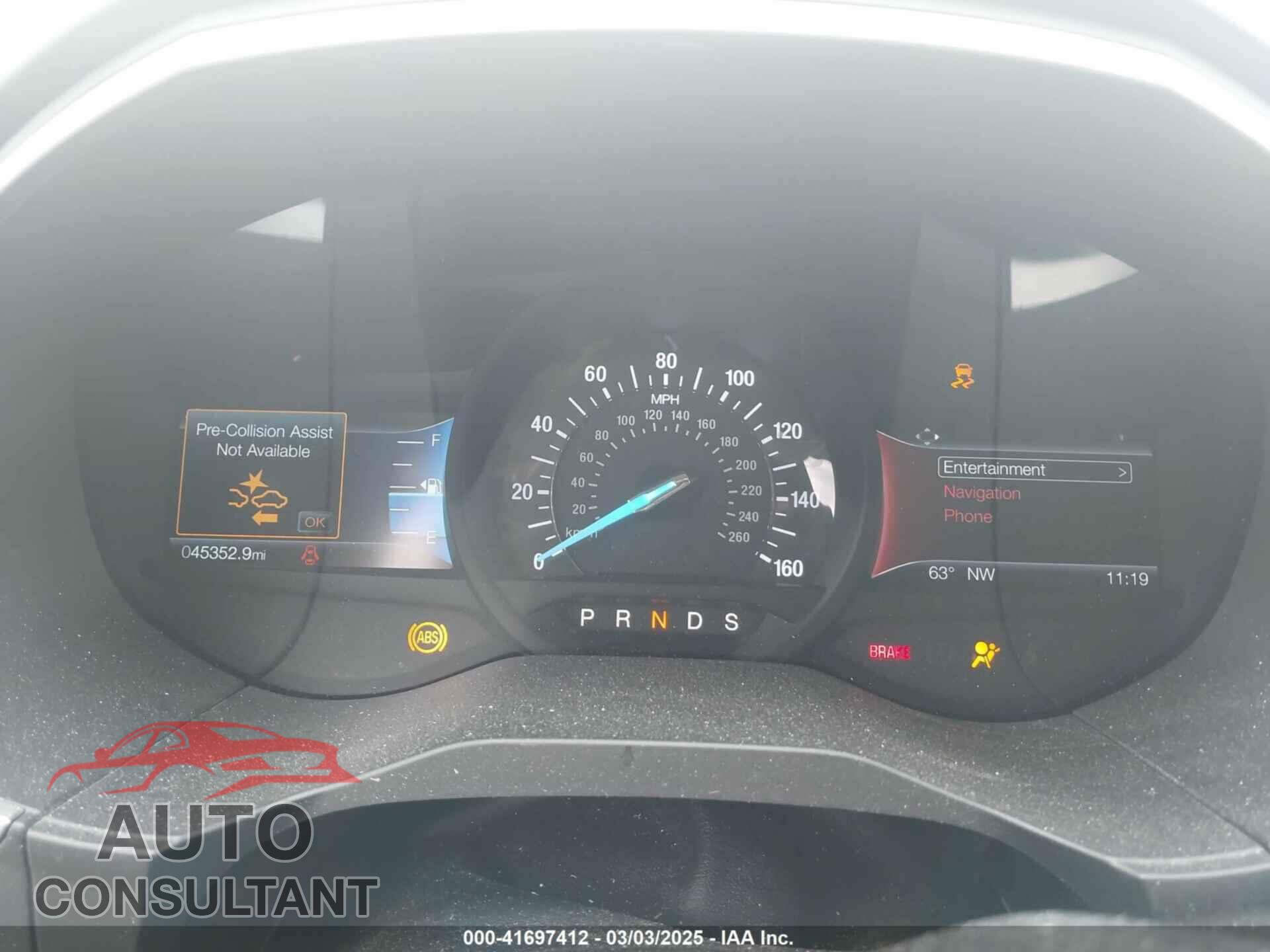 FORD EDGE 2020 - 2FMPK3J91LBB63617