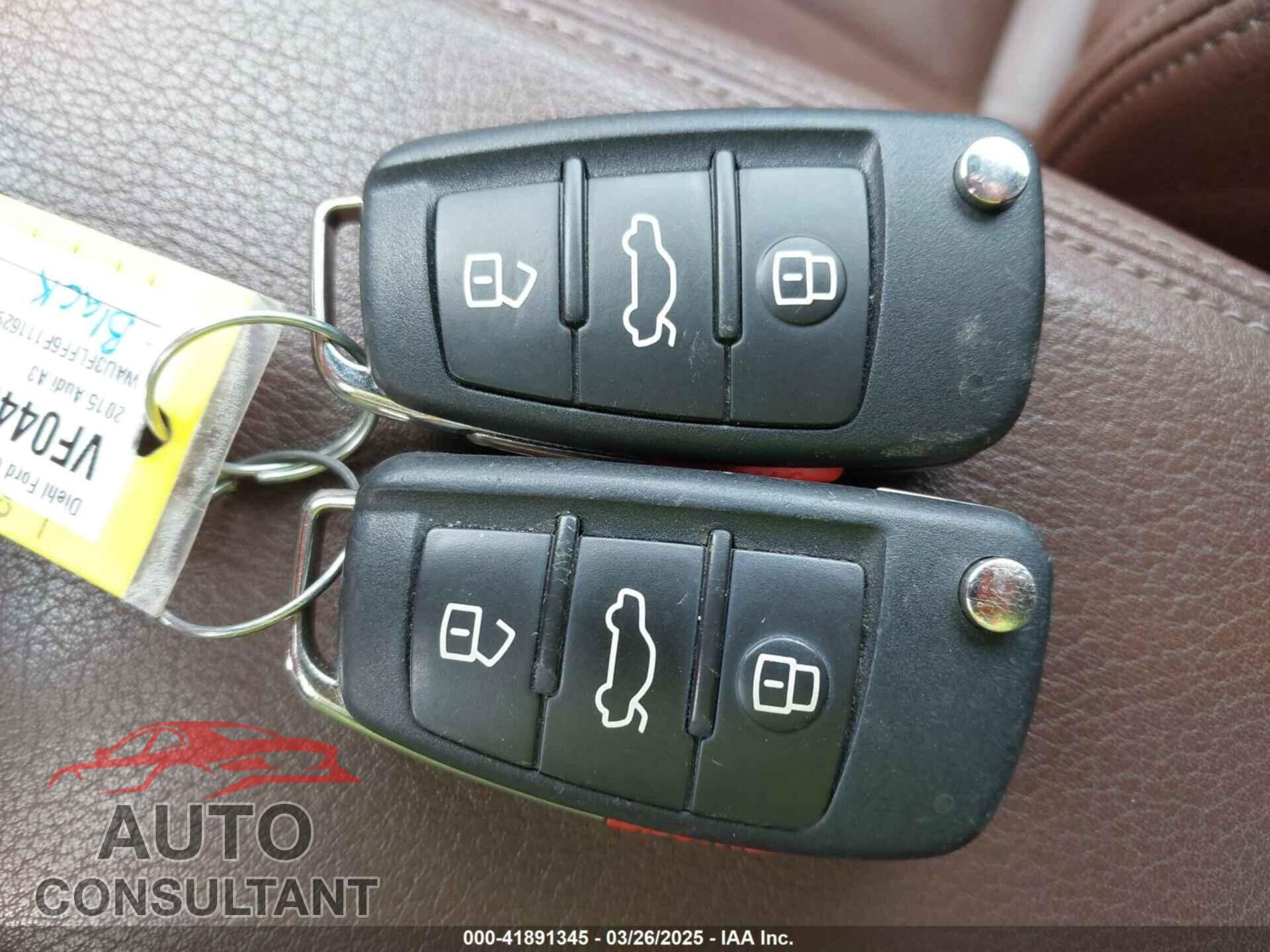 AUDI A3 2015 - WAU3FLFF6F1116294