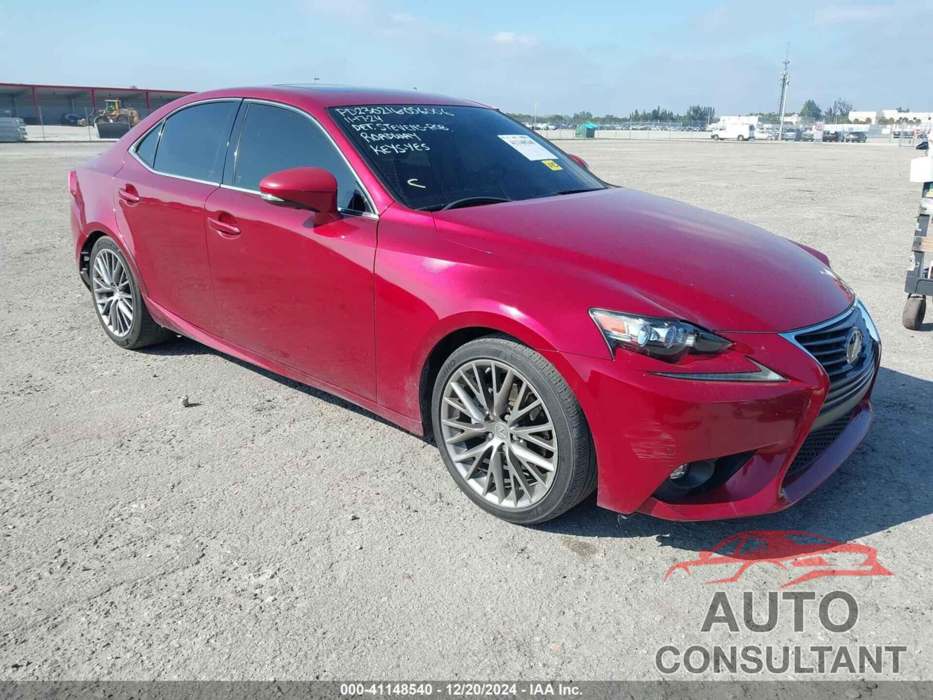 LEXUS IS 250 2015 - JTHBF1D2XF5055607