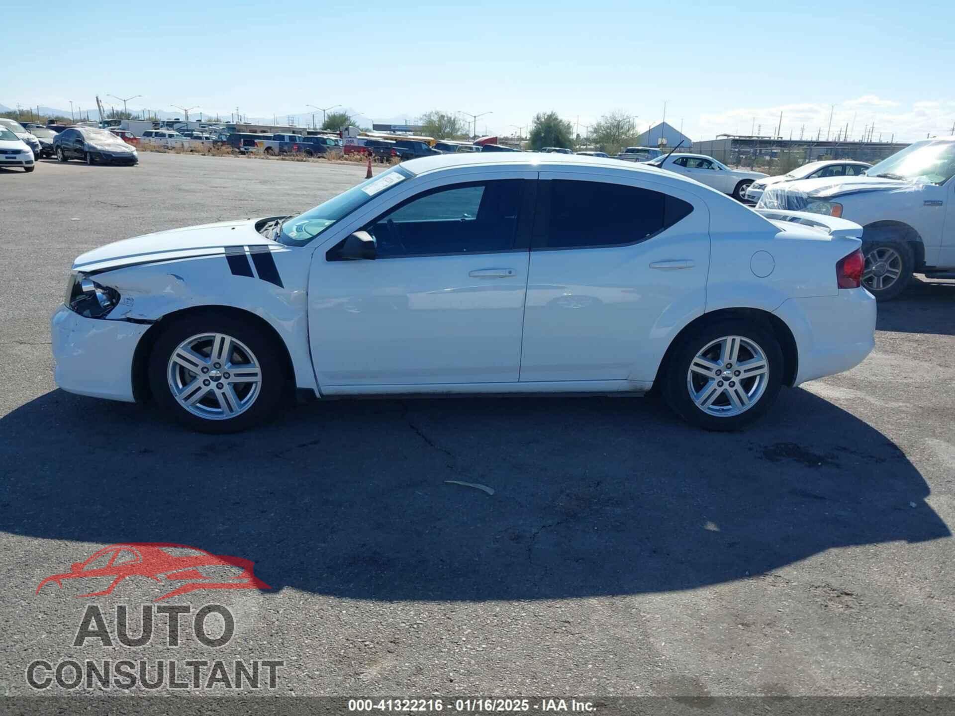 DODGE AVENGER 2013 - 1C3CDZAG0DN599545