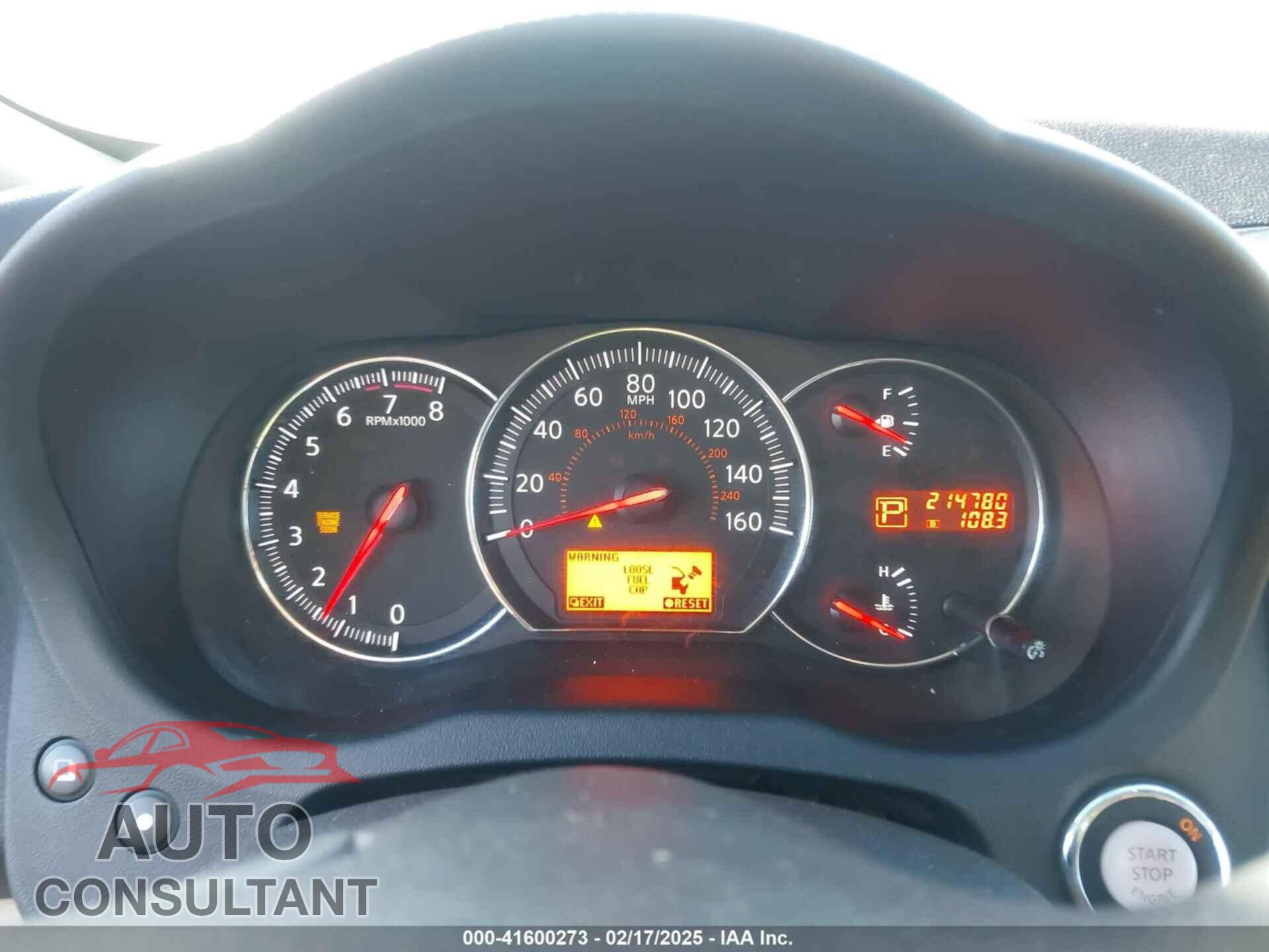 NISSAN MAXIMA 2011 - 1N4AA5AP5BC859862