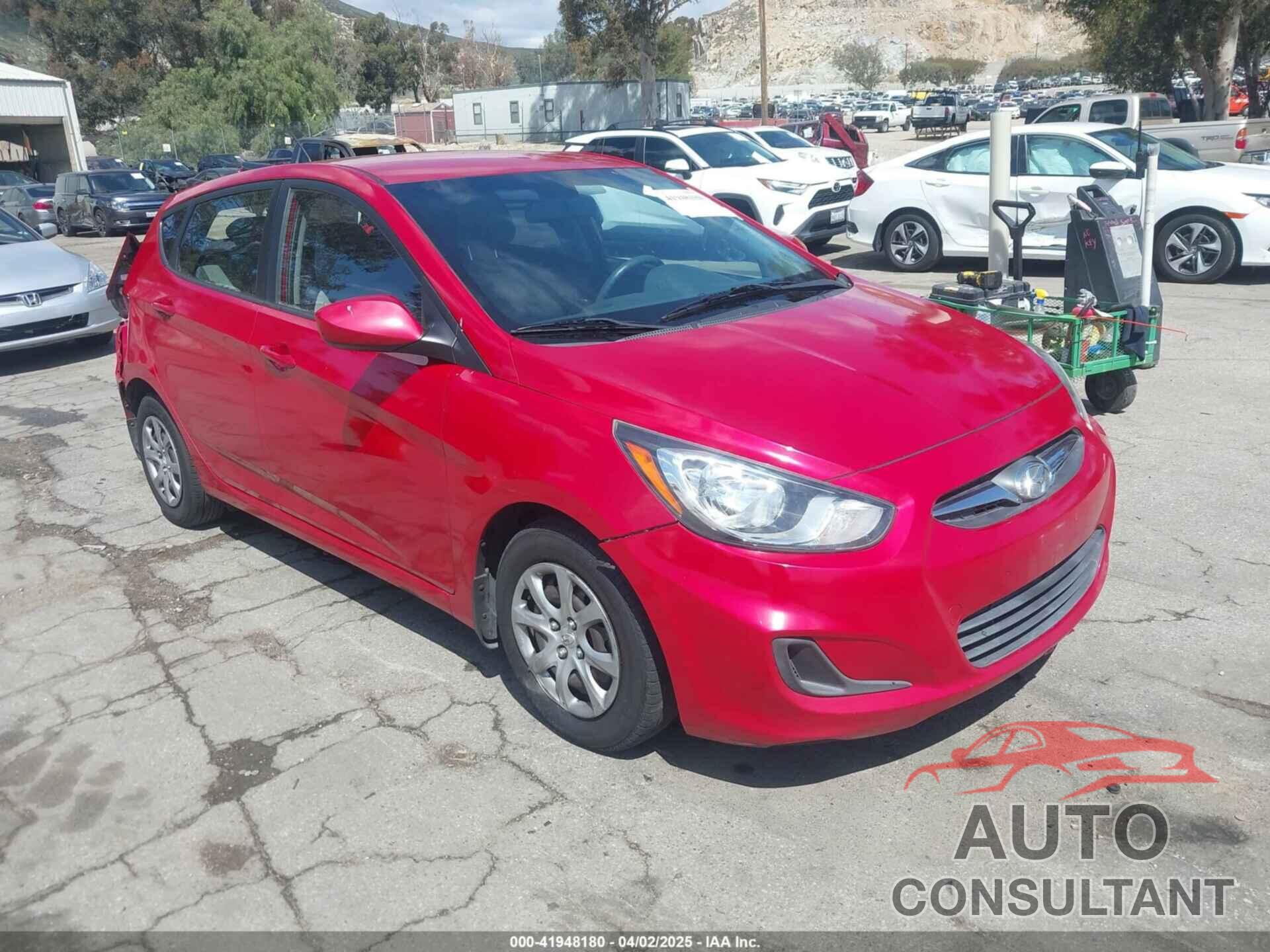 HYUNDAI ACCENT 2014 - KMHCT5AE9EU174866