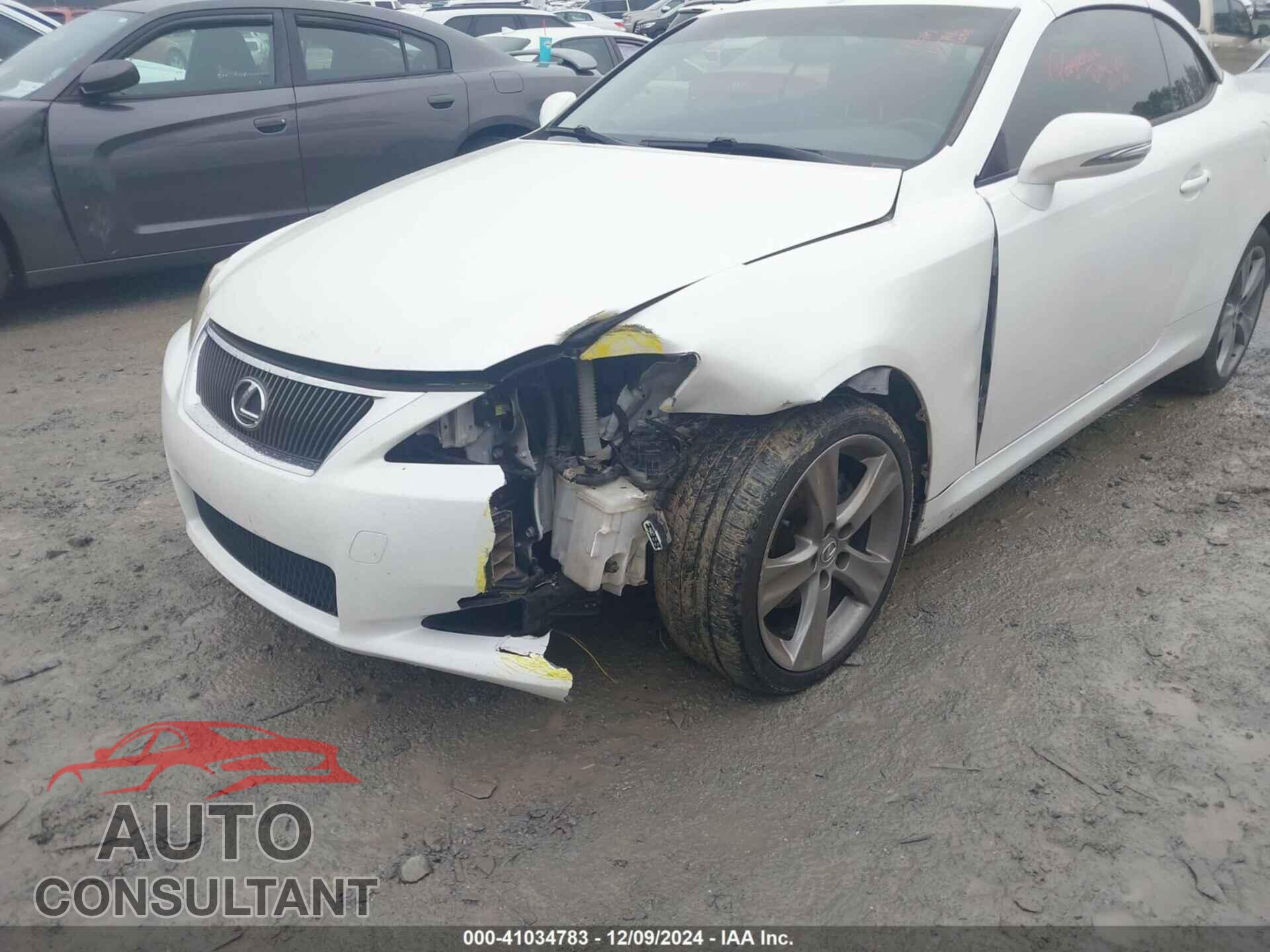 LEXUS IS 250C 2012 - JTHFF2C2XC2523146