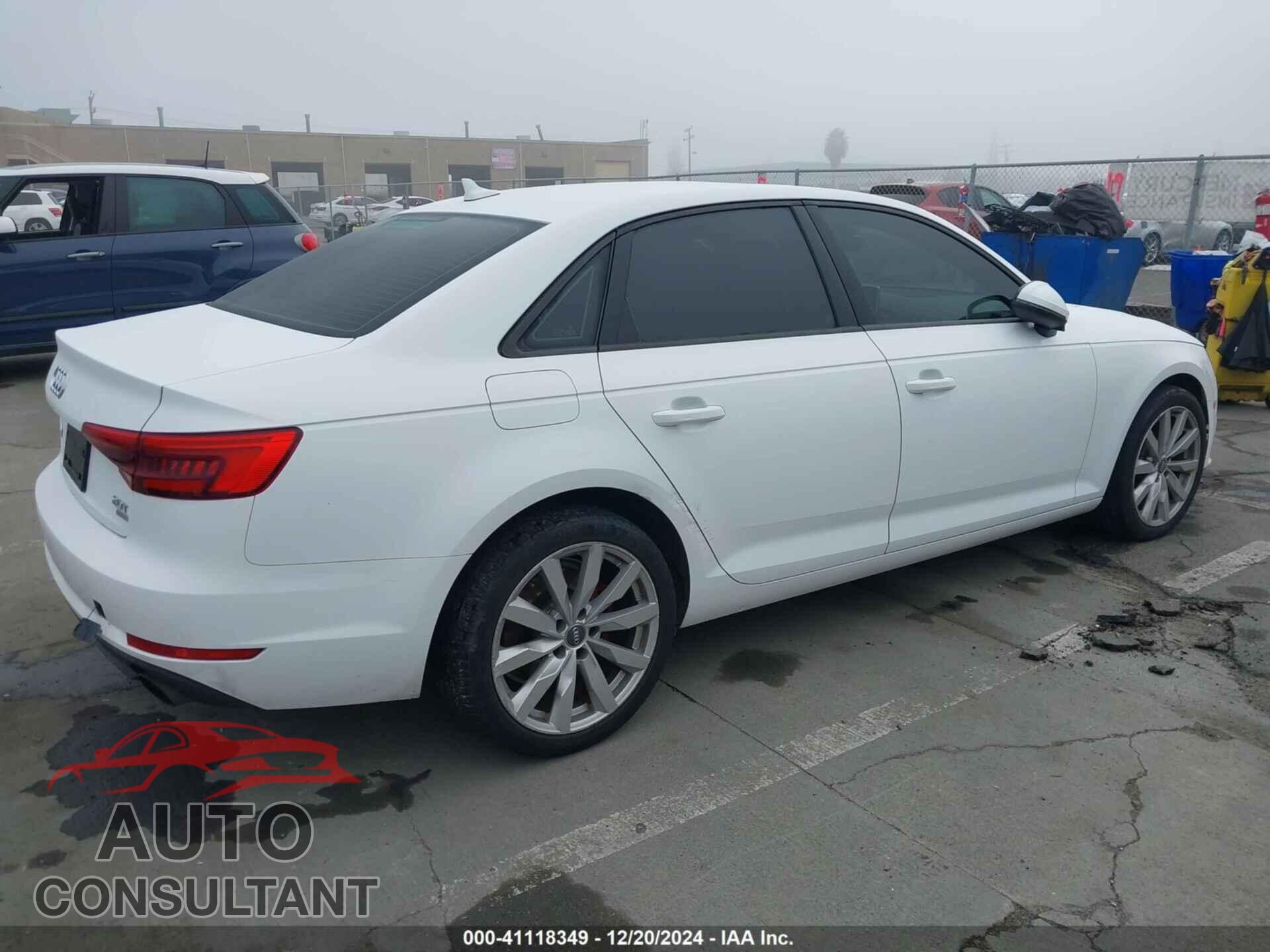 AUDI A4 2017 - WAUGMAF43HA178524