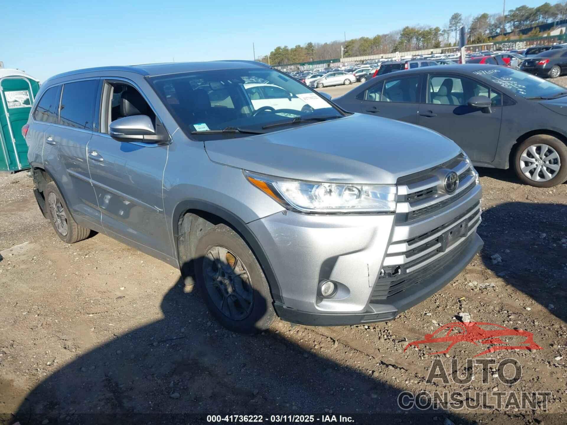 TOYOTA HIGHLANDER 2018 - 5TDJZRFH2JS880970