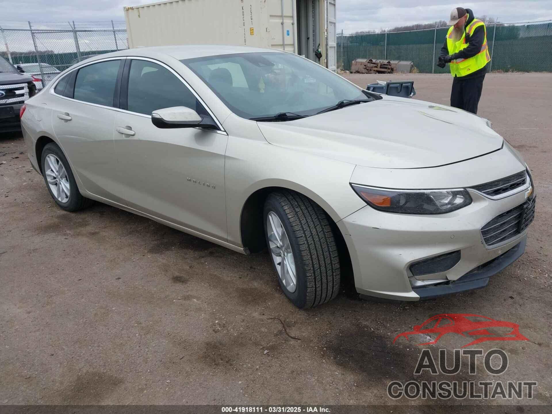 CHEVROLET MALIBU 2016 - 1G1ZE5ST6GF197754