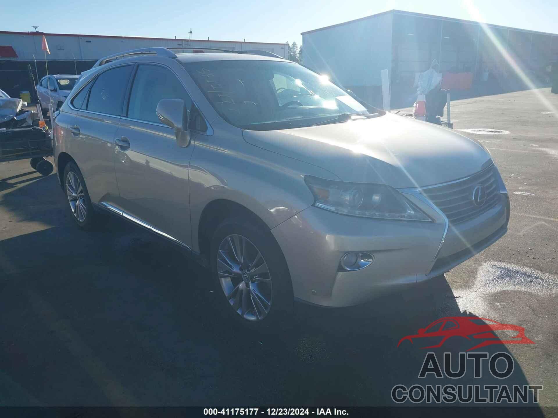 LEXUS RX 350 2013 - 2T2ZK1BA5DC108165
