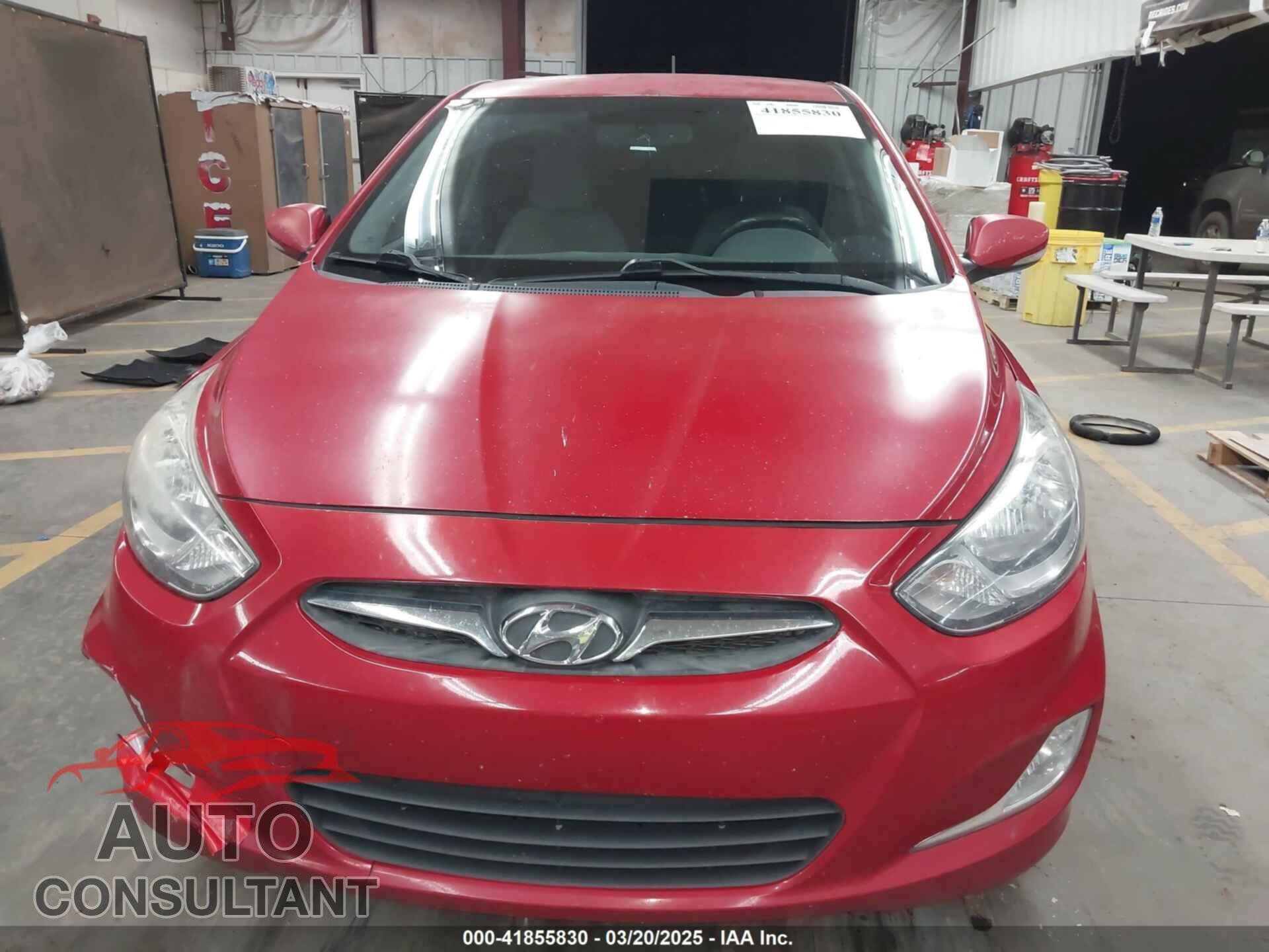HYUNDAI ACCENT 2013 - KMHCU5AE4DU091826