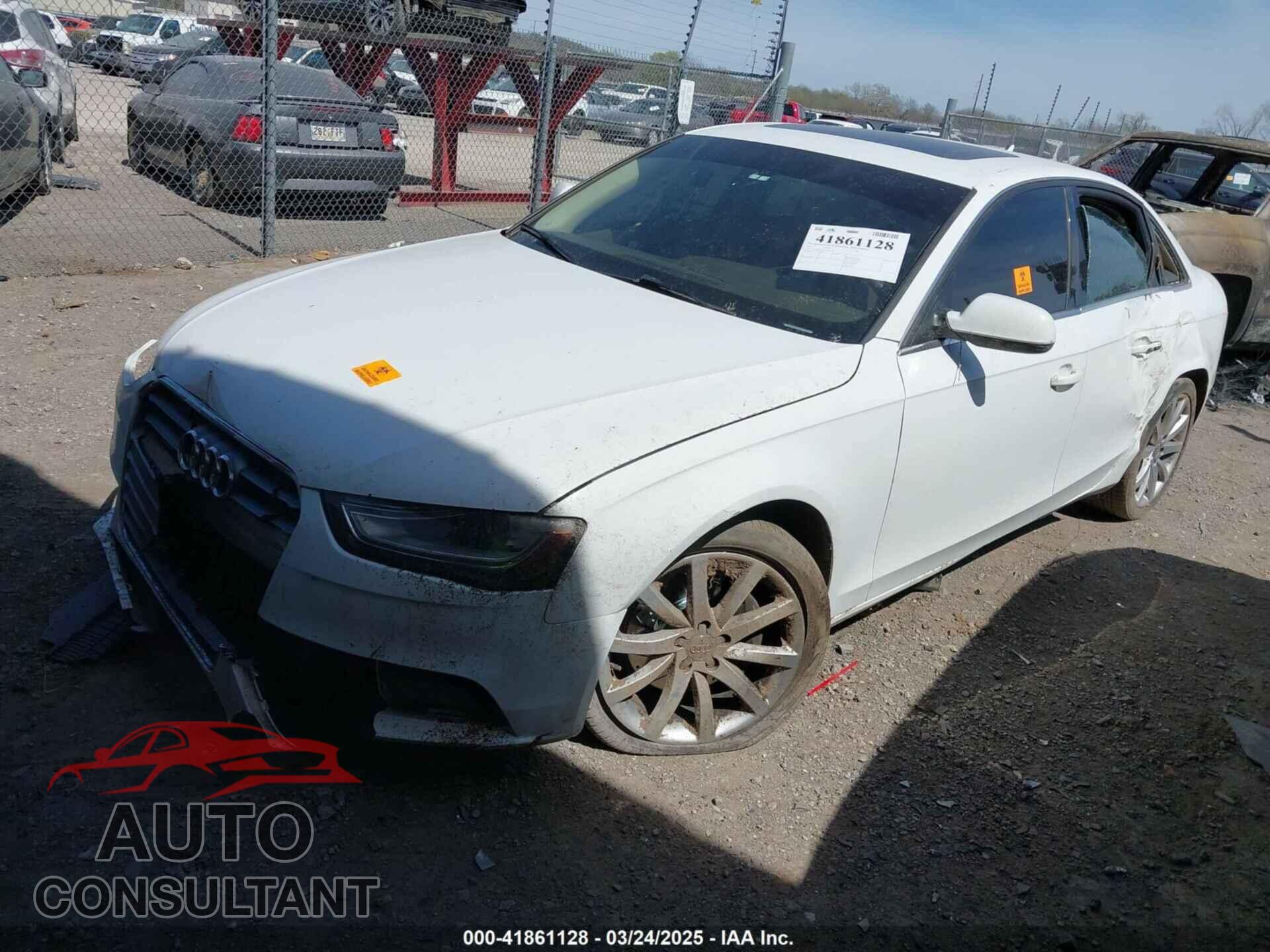 AUDI A4 2013 - WAUFFAFL9DA097793