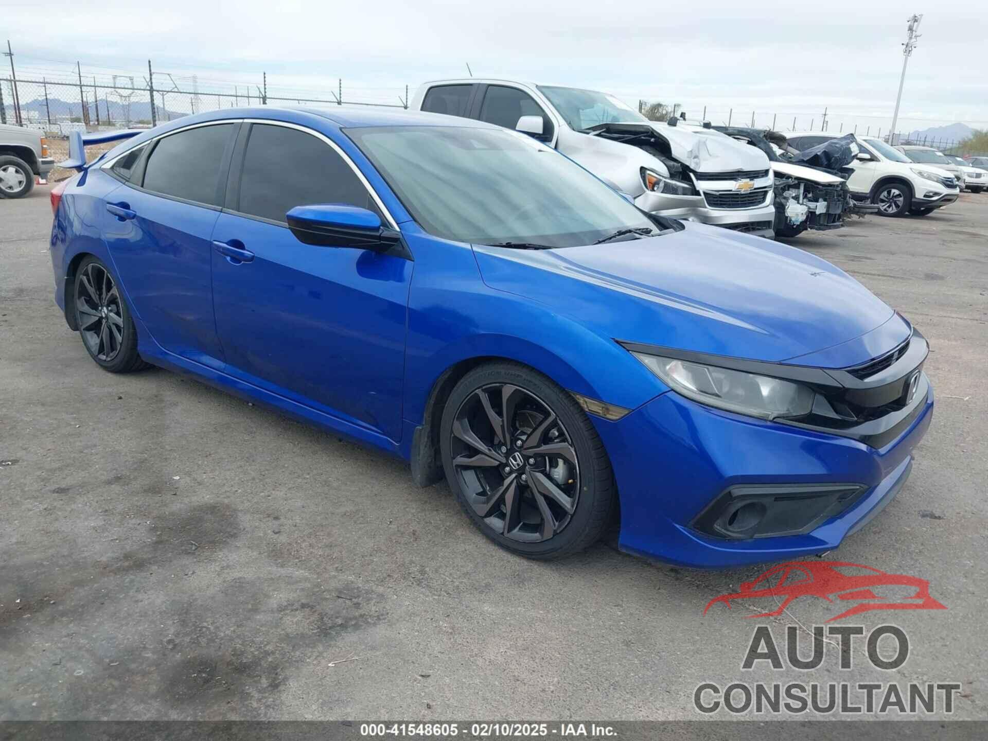 HONDA CIVIC 2020 - 19XFC2F89LE005011