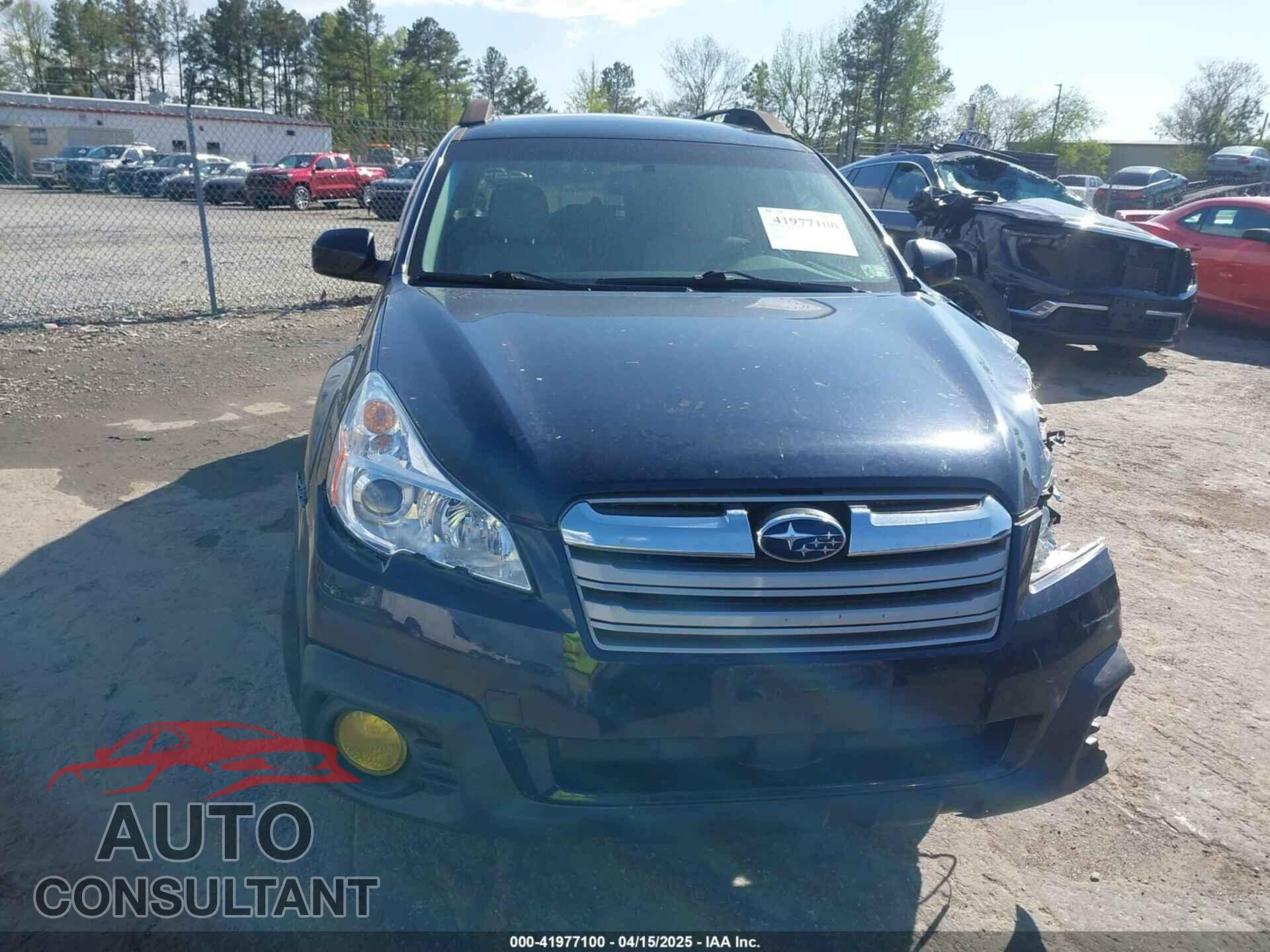 SUBARU OUTBACK 2013 - 4S4BRBGC8D3291096