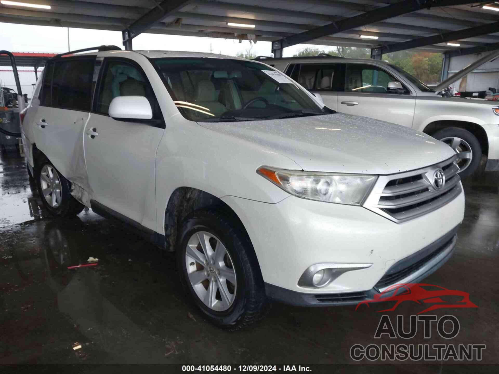 TOYOTA HIGHLANDER 2012 - 5TDZK3EH0CS057608