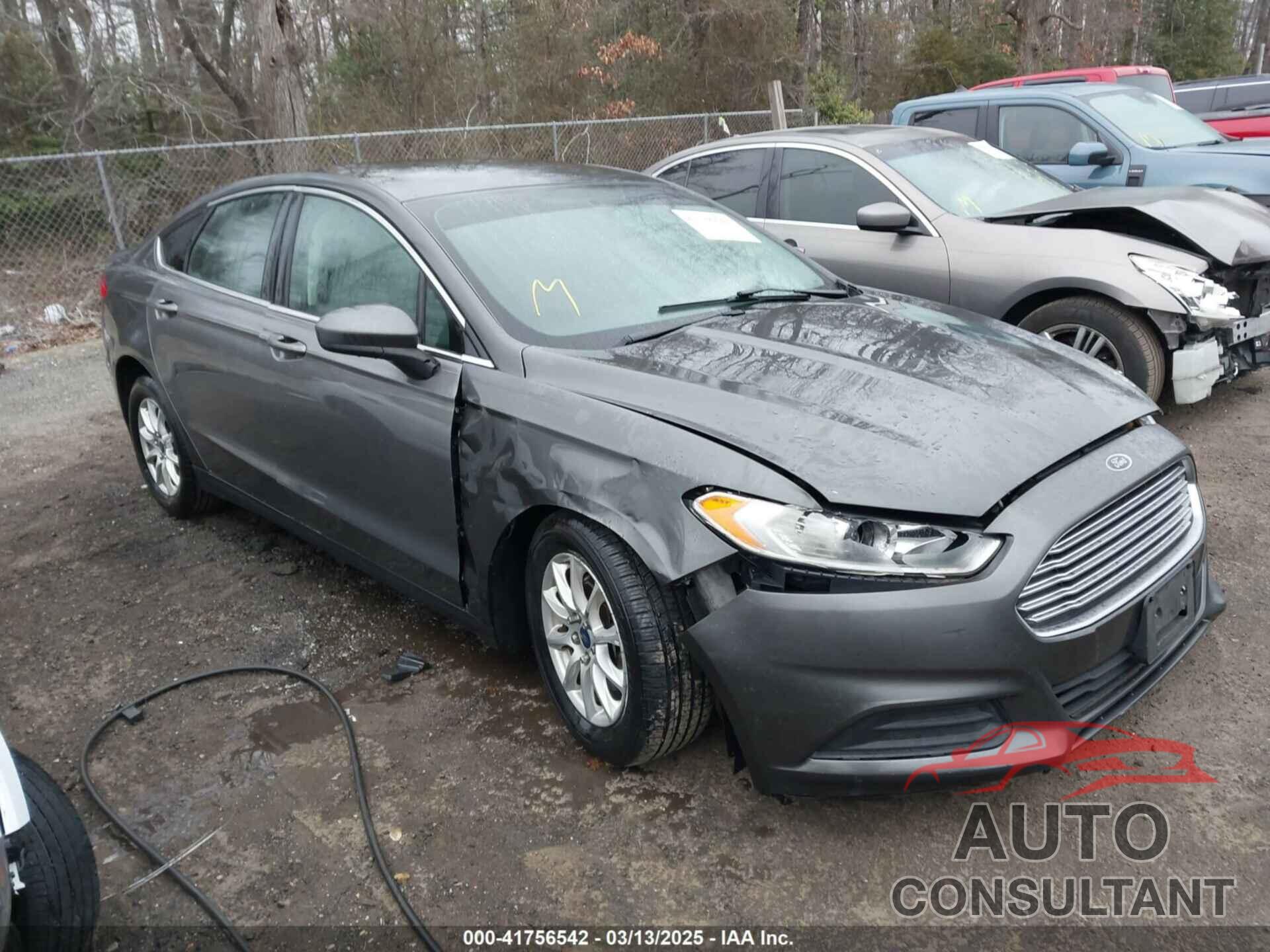 FORD FUSION 2016 - 3FA6P0G74GR324478