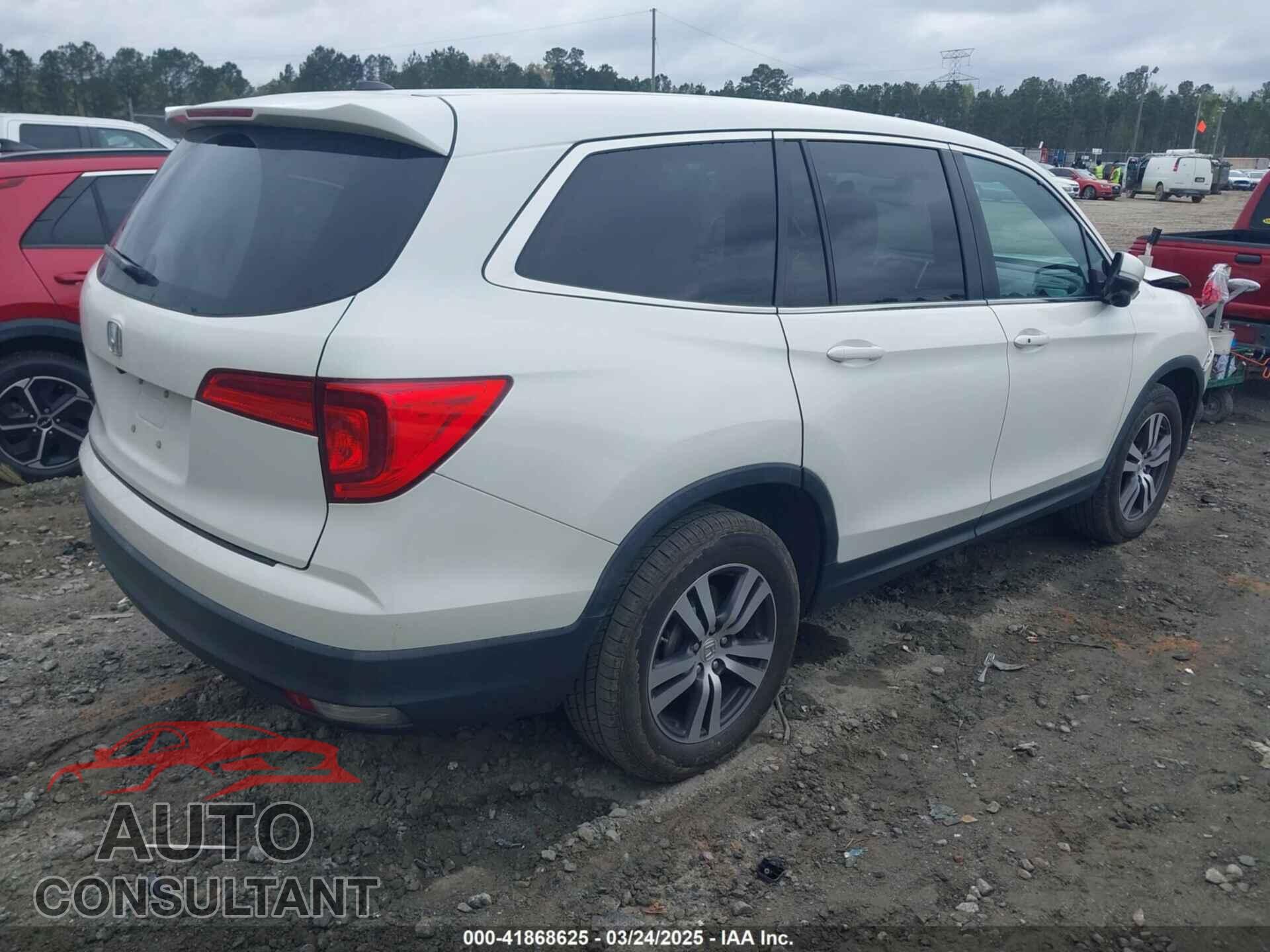 HONDA PILOT 2017 - 5FNYF5H52HB020410