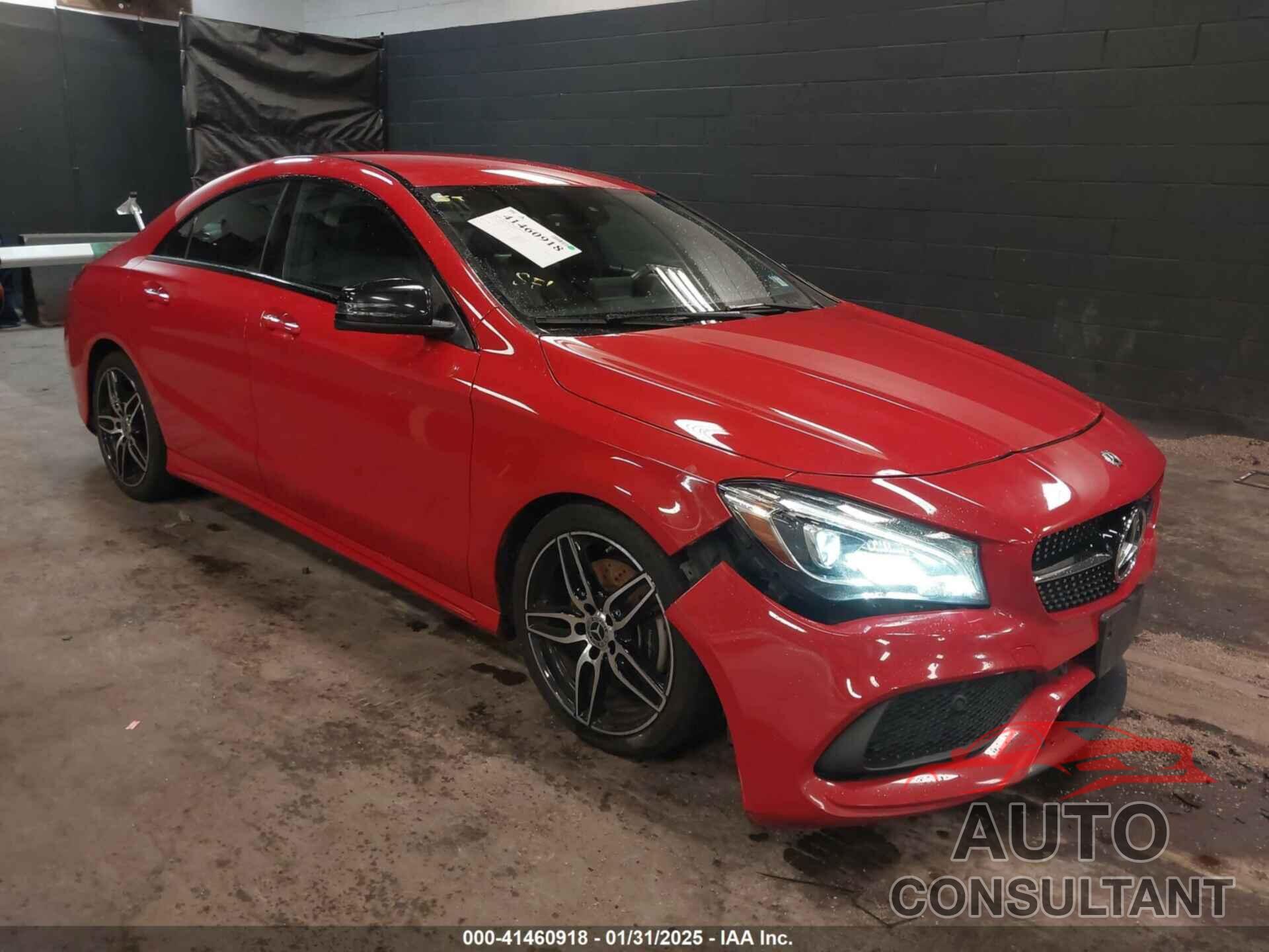 MERCEDES-BENZ CLA 250 2018 - WDDSJ4GB7JN526043