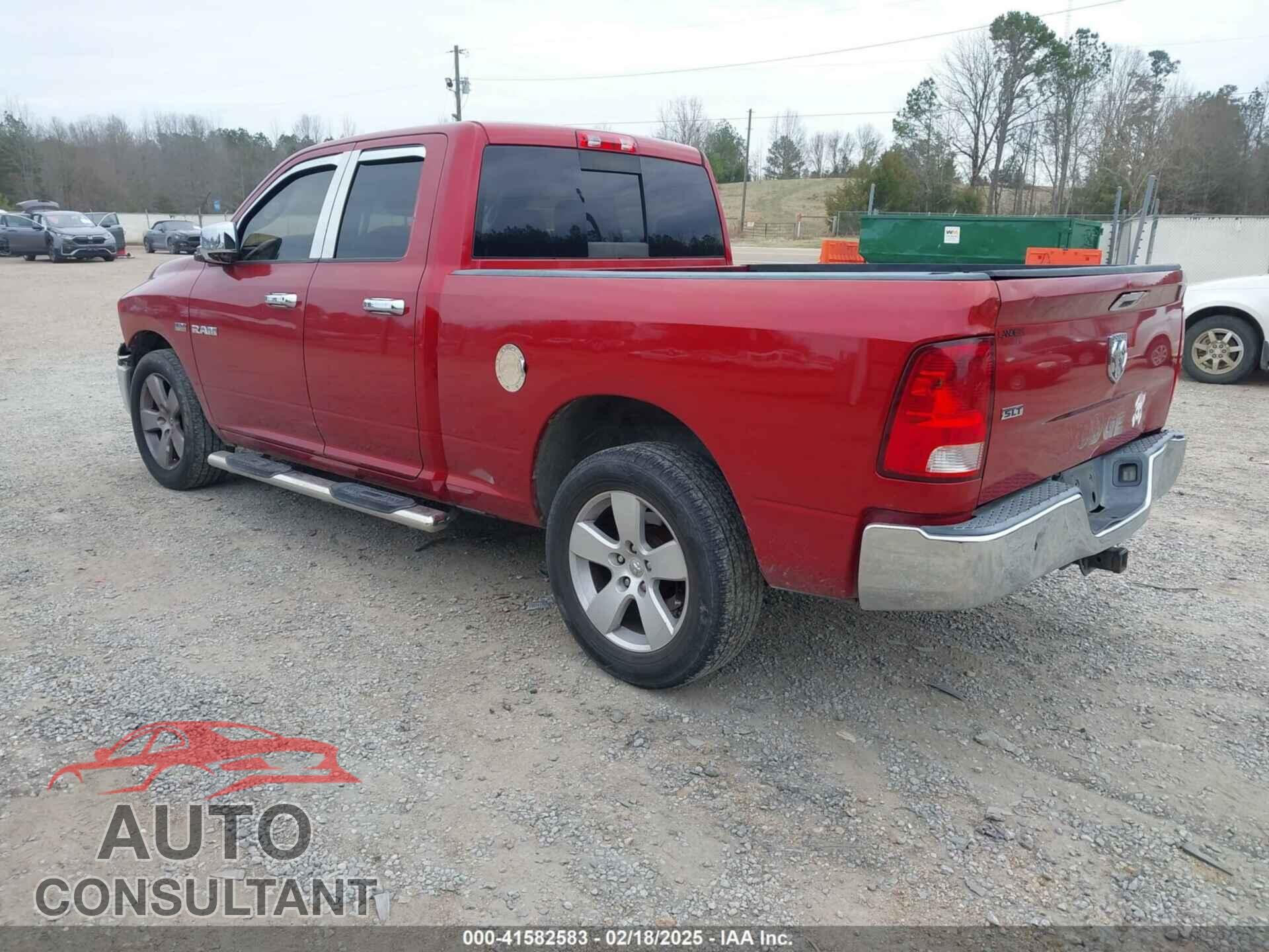 DODGE RAM 1500 2009 - 1D3HB18T49S722968