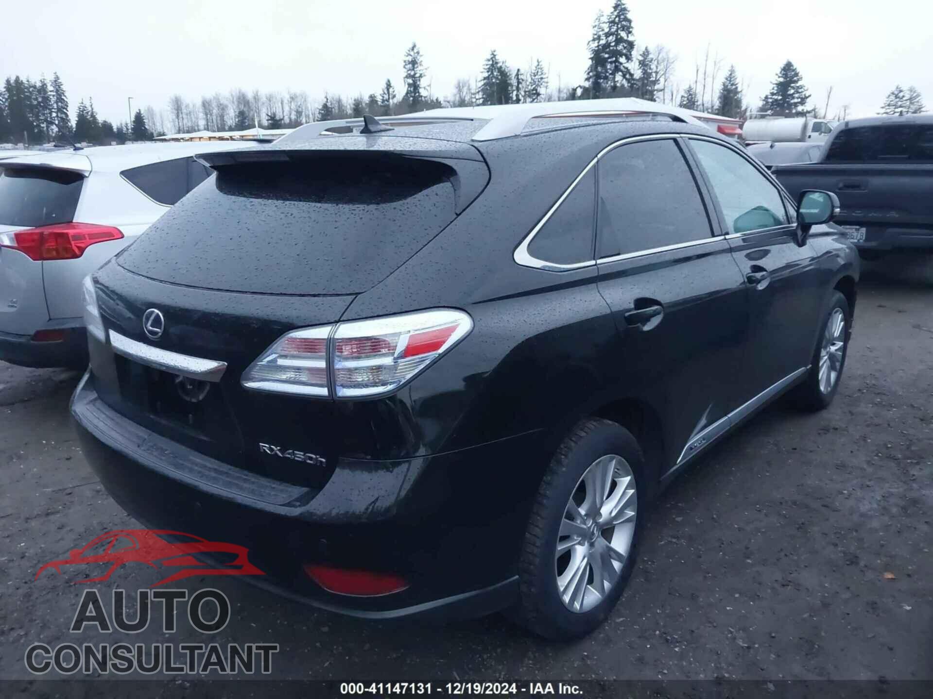 LEXUS RX 450H 2012 - JTJBC1BA2C2425561