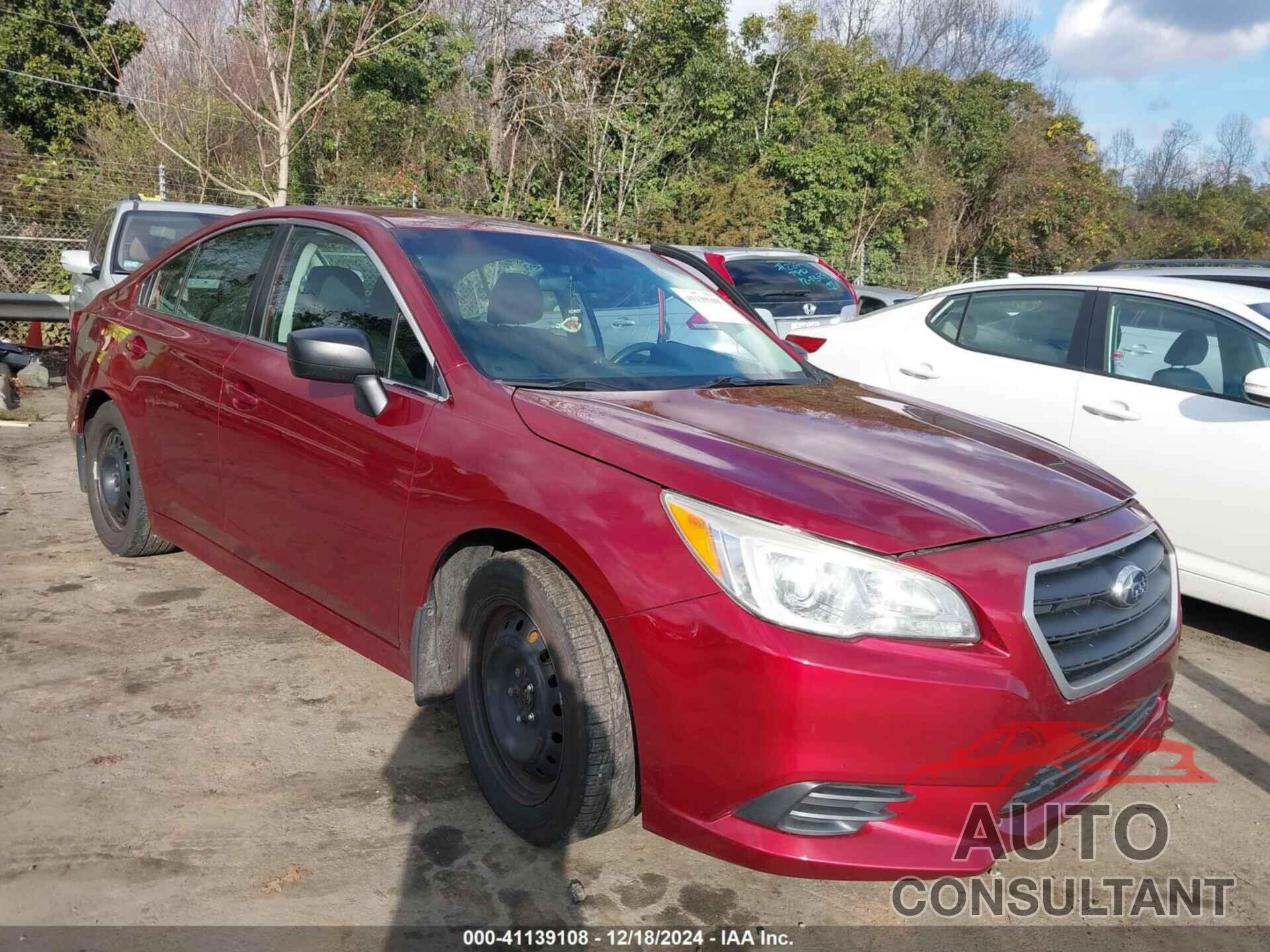 SUBARU LEGACY 2015 - 4S3BNBA66F3003601