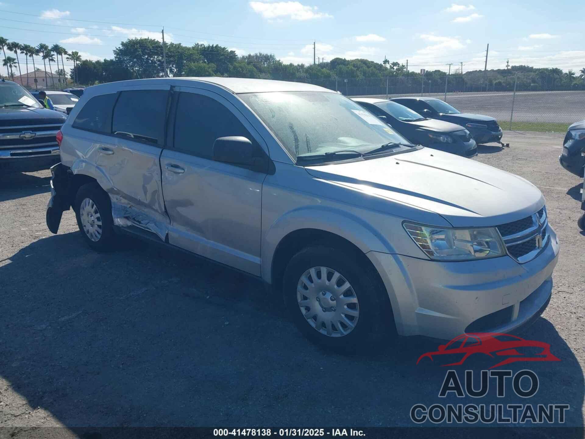 DODGE JOURNEY 2012 - 3C4PDCAB5CT144851