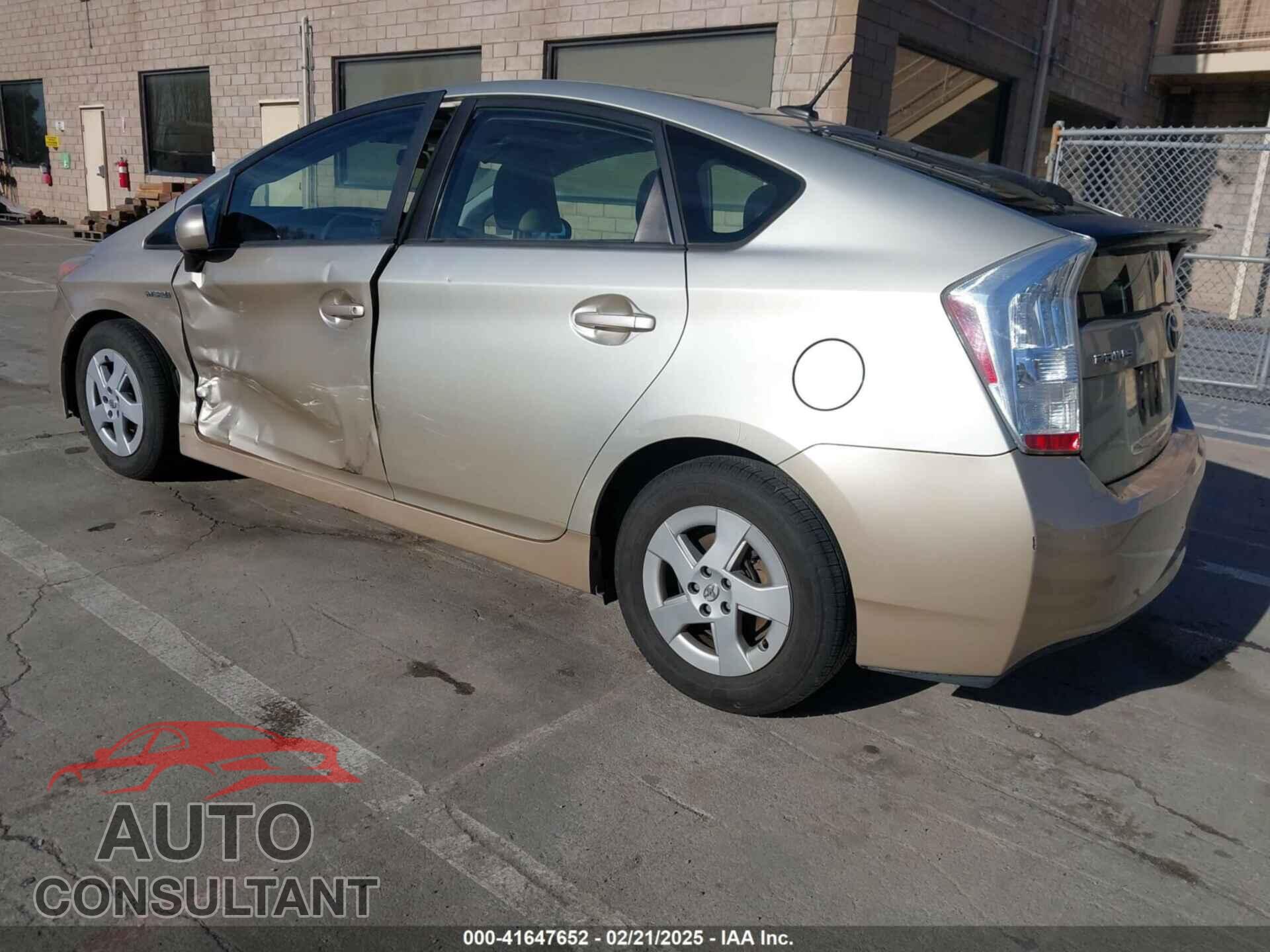 TOYOTA PRIUS 2010 - JTDKN3DU7A0103166