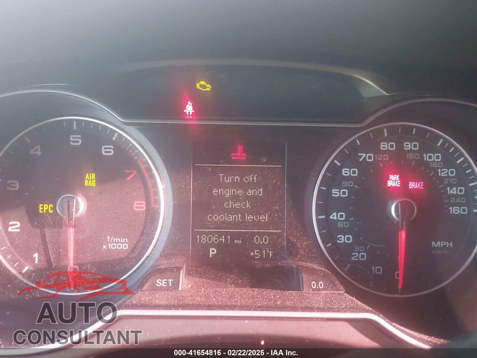 AUDI A4 2013 - WAUAFAFL5DN026173