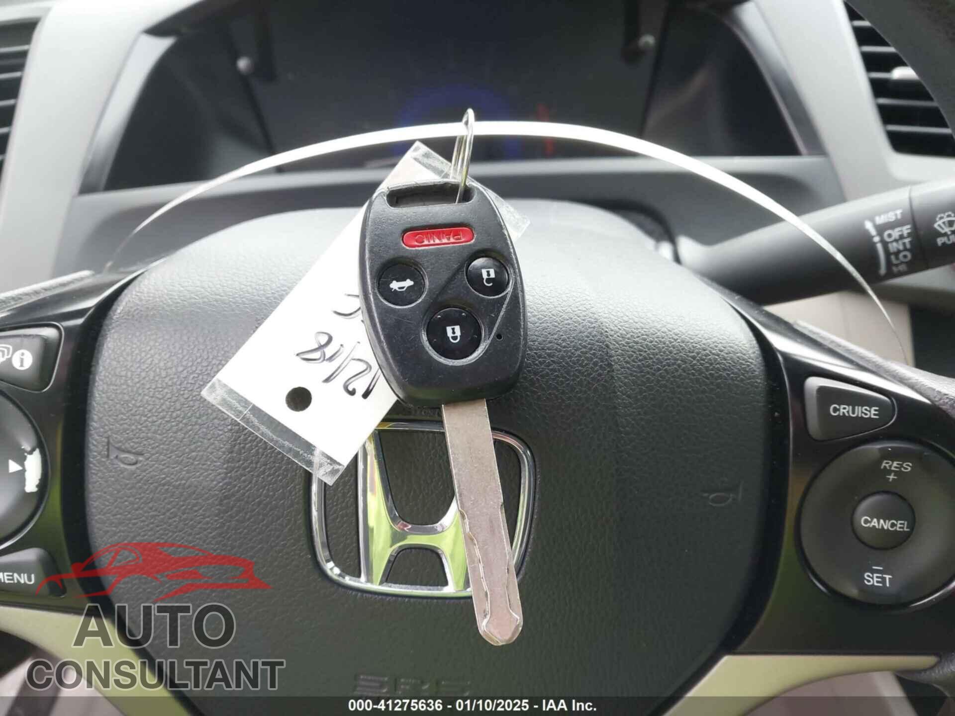 HONDA CIVIC SDN 2012 - 2HGFB2F50CH530876