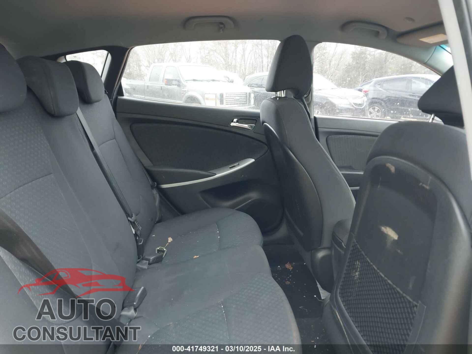 HYUNDAI ACCENT 2012 - KMHCU5AE8CU022927