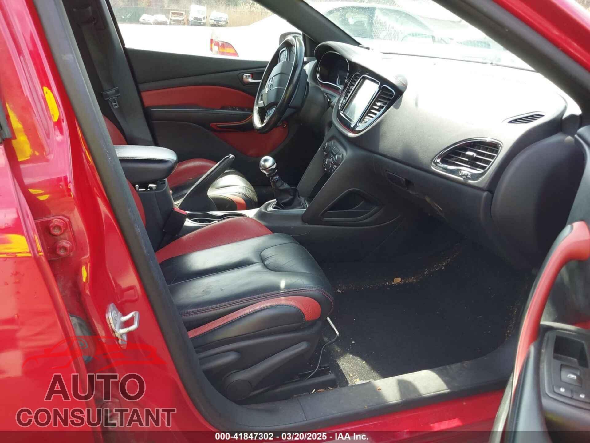 DODGE DART 2013 - 1C3CDFCB7DD329332
