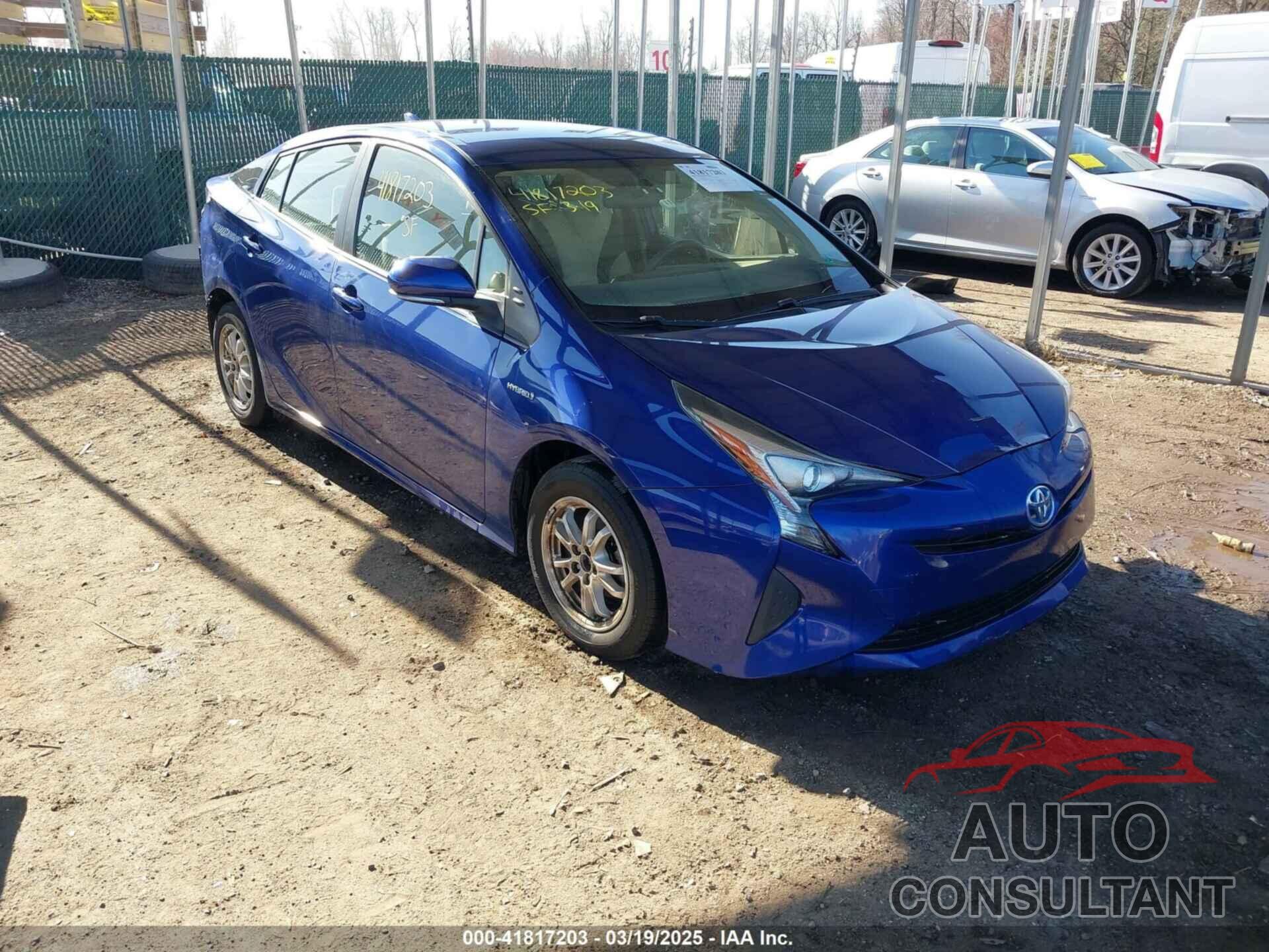 TOYOTA PRIUS 2016 - JTDKBRFU9G3516237