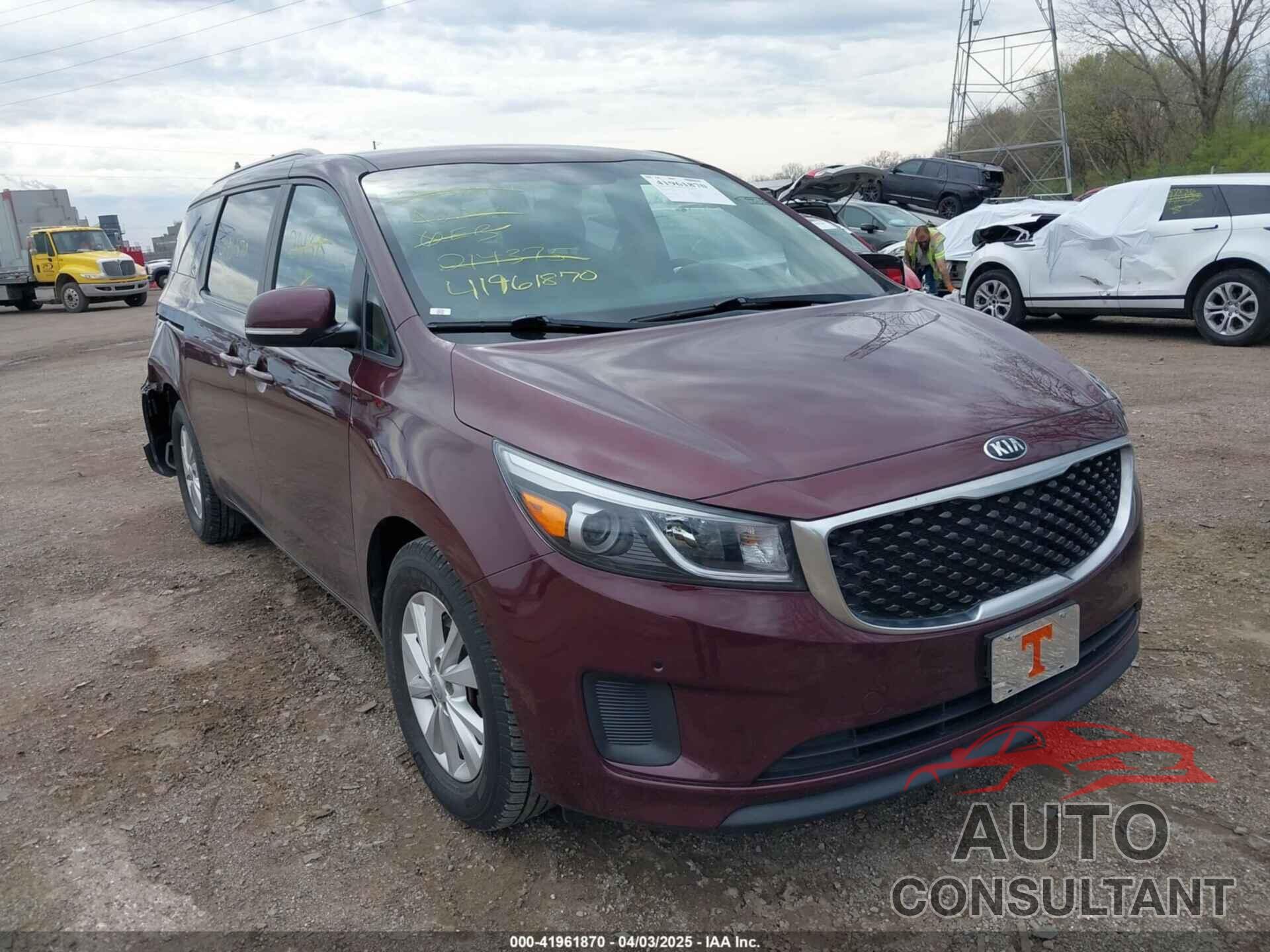 KIA SEDONA 2016 - KNDMB5C19G6214375