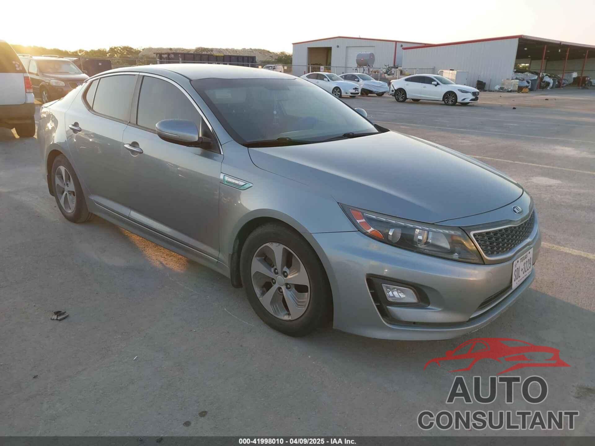 KIA OPTIMA HYBRID 2015 - KNAGM4AD8F5088350