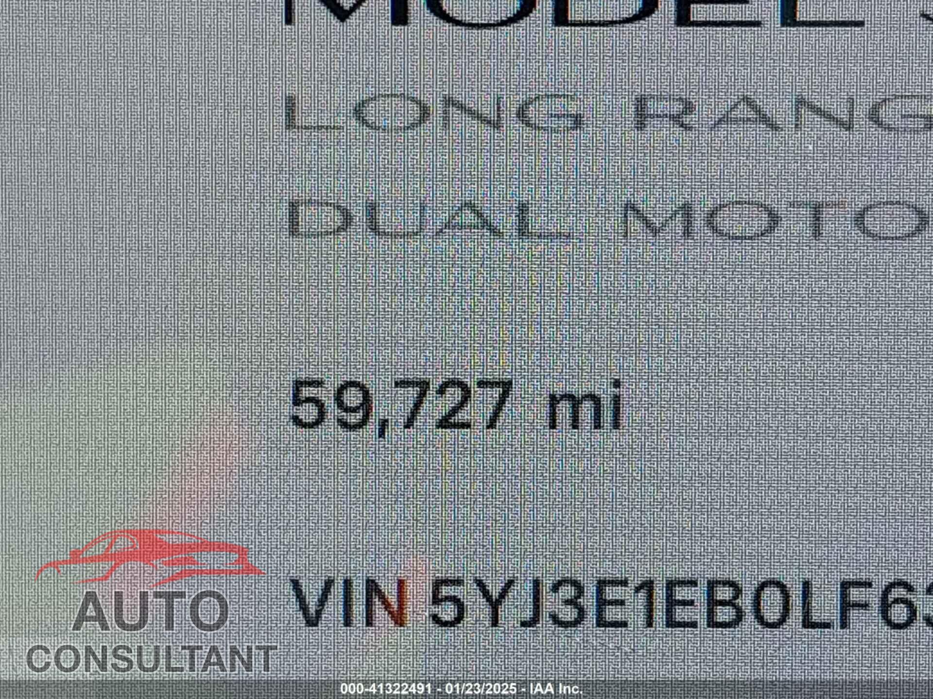 TESLA MODEL 3 2020 - 5YJ3E1EB0LF636857