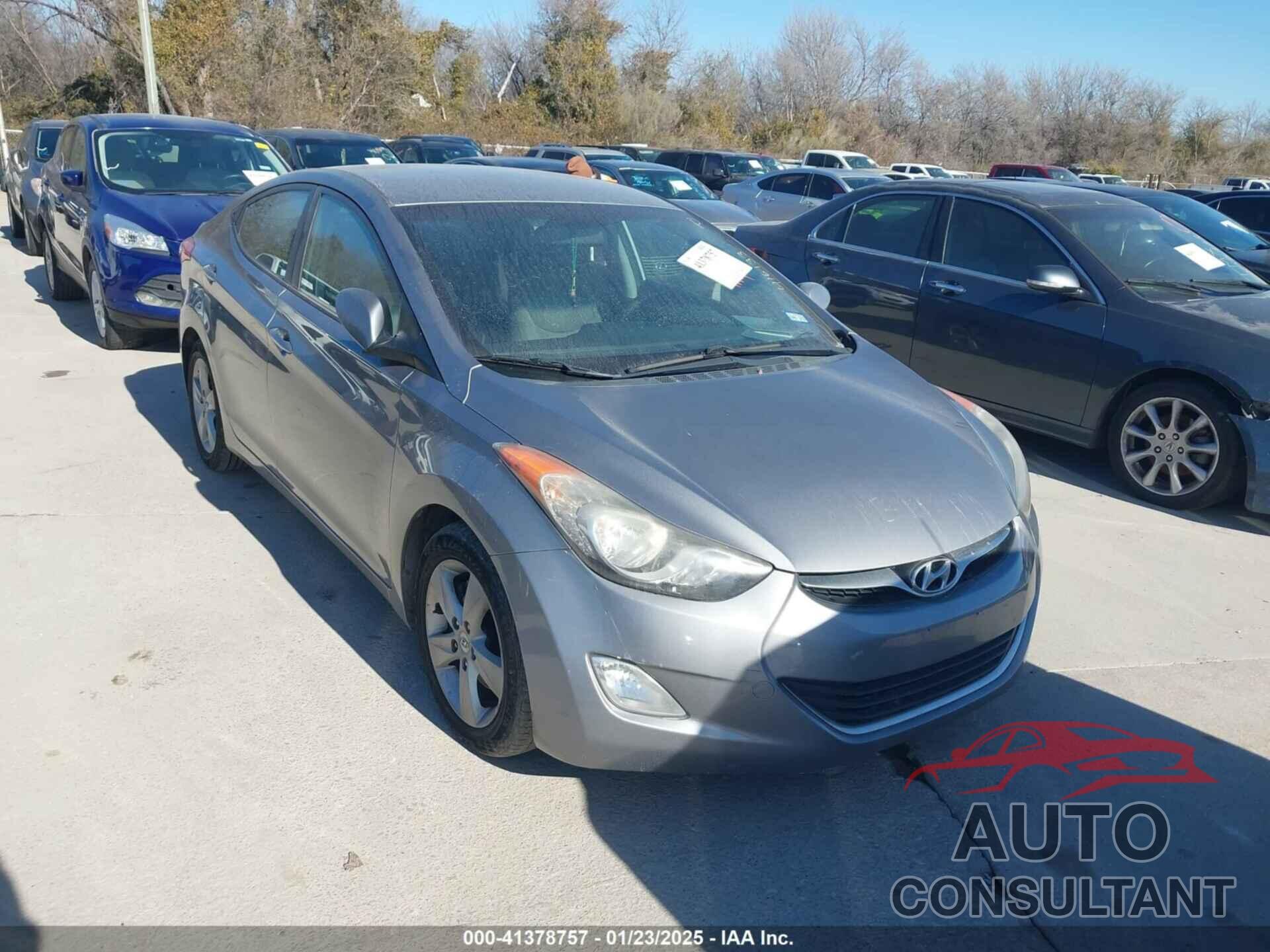 HYUNDAI ELANTRA 2012 - KMHDH4AE9CU416133