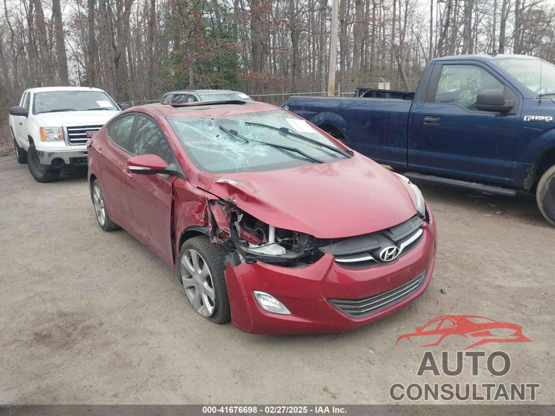 HYUNDAI ELANTRA 2013 - 5NPDH4AEXDH259955